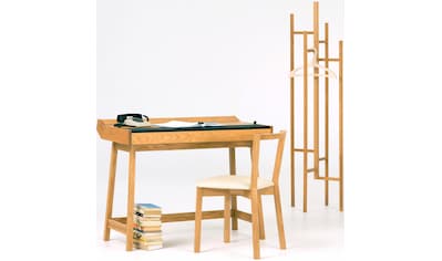 Woodman Schreibtisch »Brompton«, im skandinavian Design, Gestell aus massiver Eiche kaufen