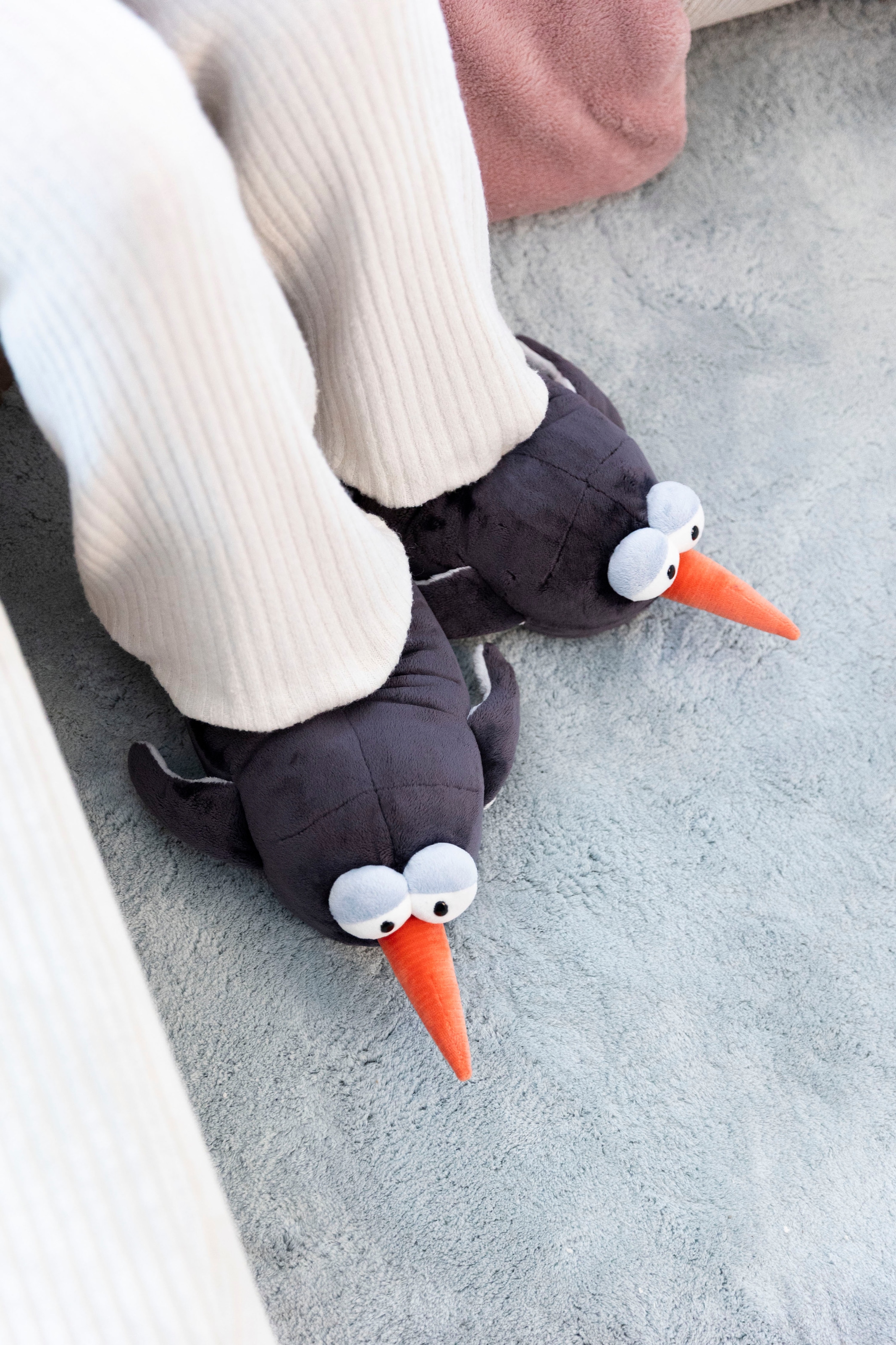 Nici Plüsch Hausschuhe »Pinguin Jorge Thunder«