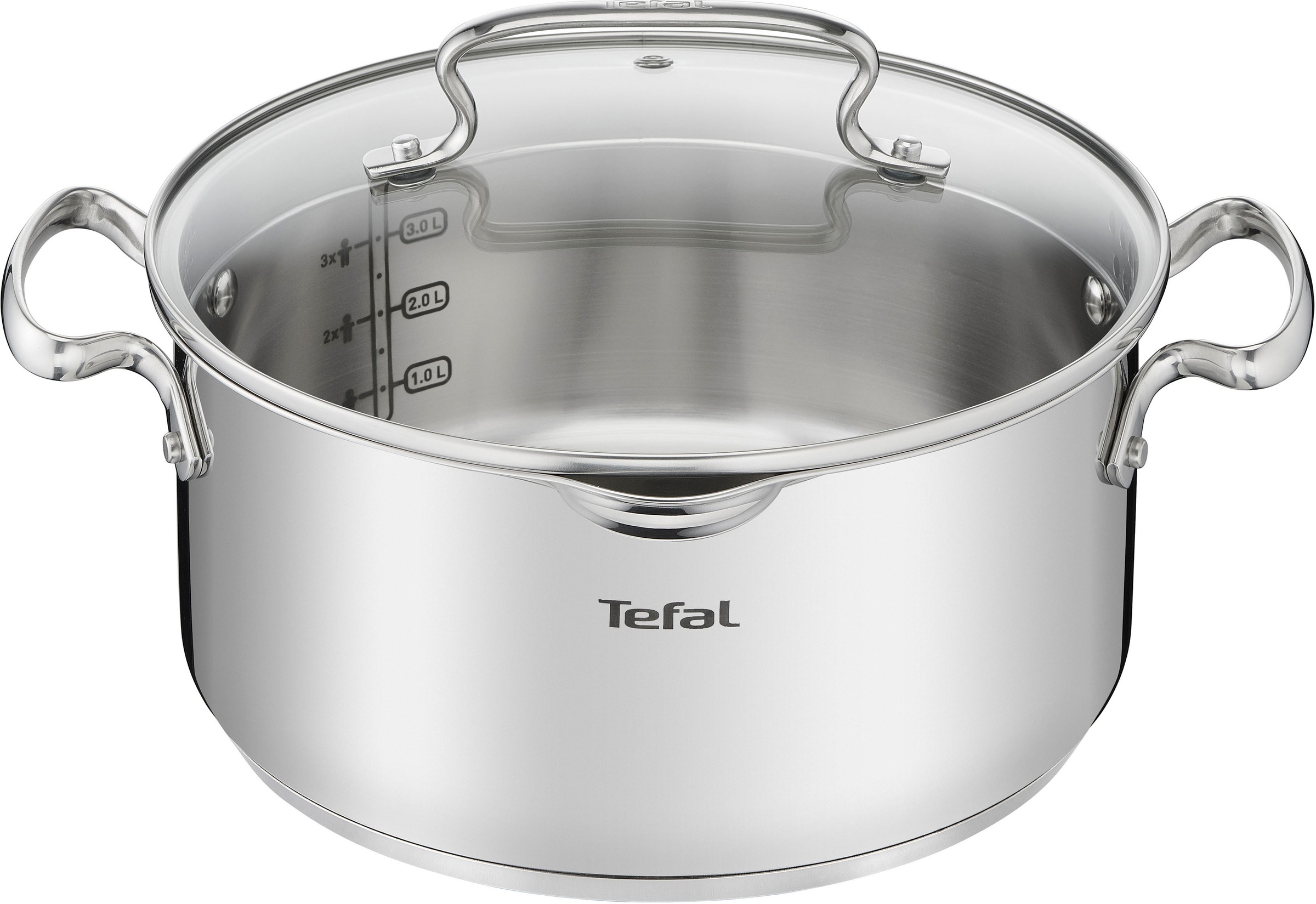 Tefal Kochtopf "Duetto+" Edelstahl 18/10