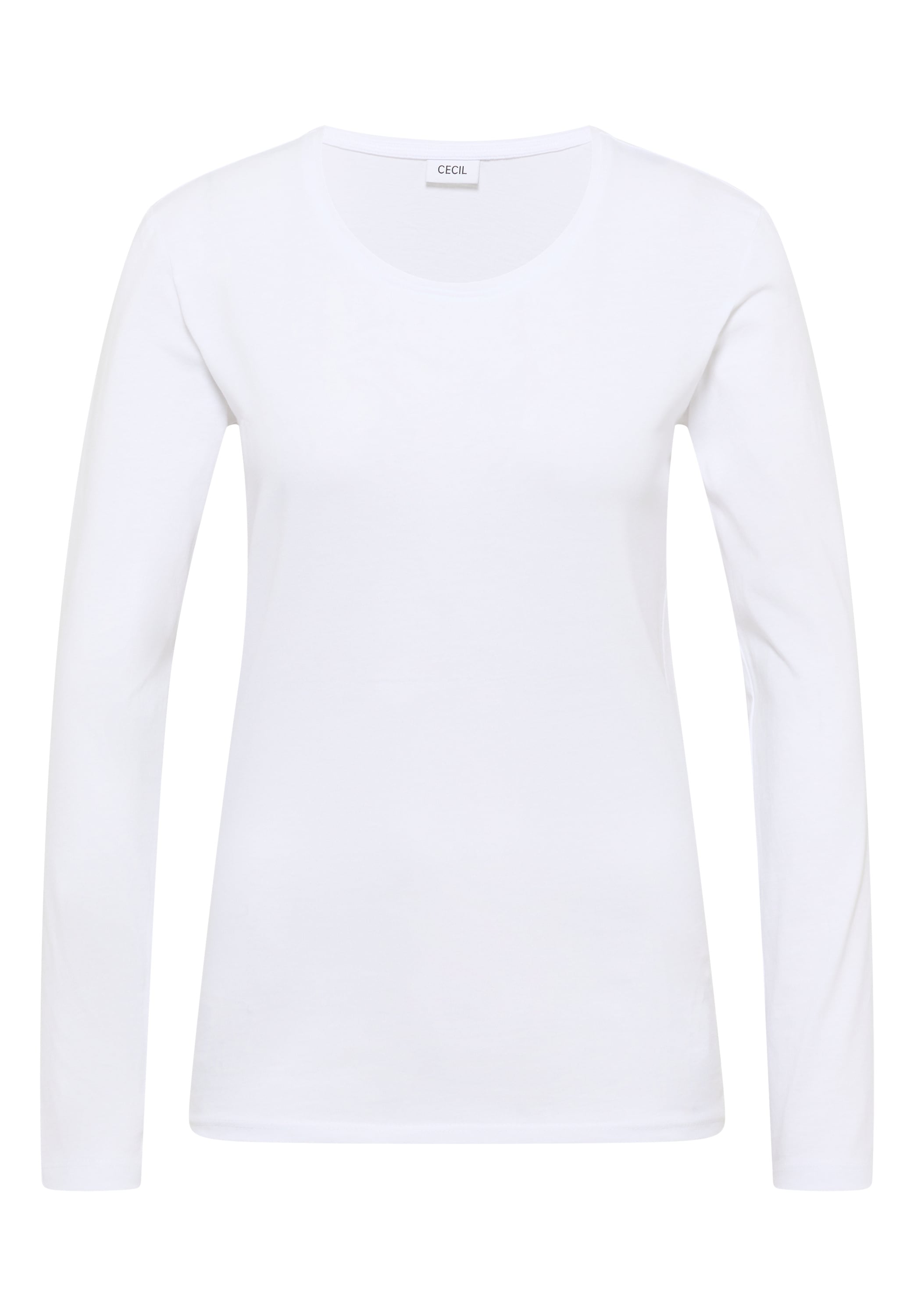 Cecil Langarmshirt aus reiner Baumwolle