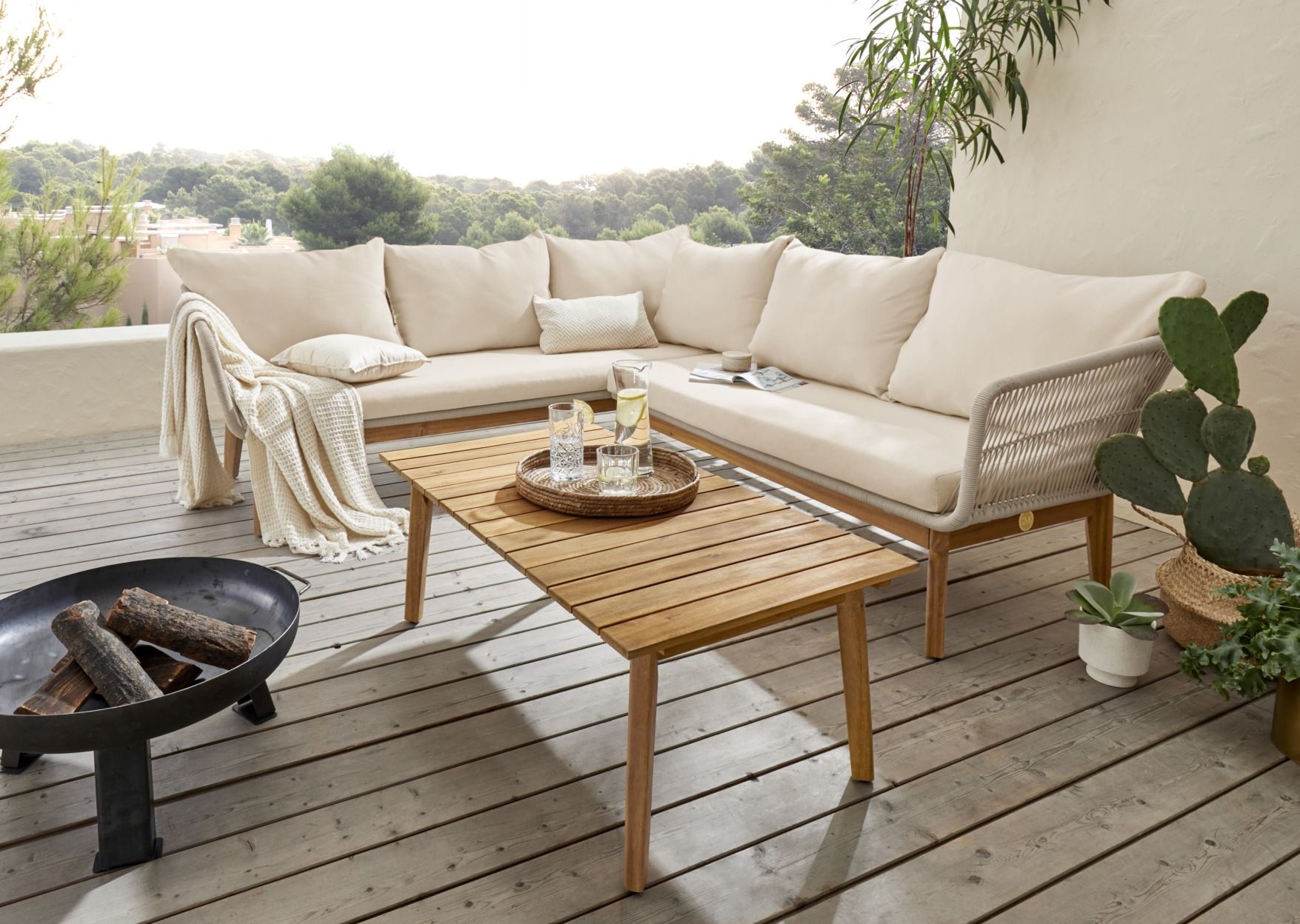 Guido Maria Kretschmer Home&Living Gartenlounge-Set »Milos«, FSC®-zertifiziert