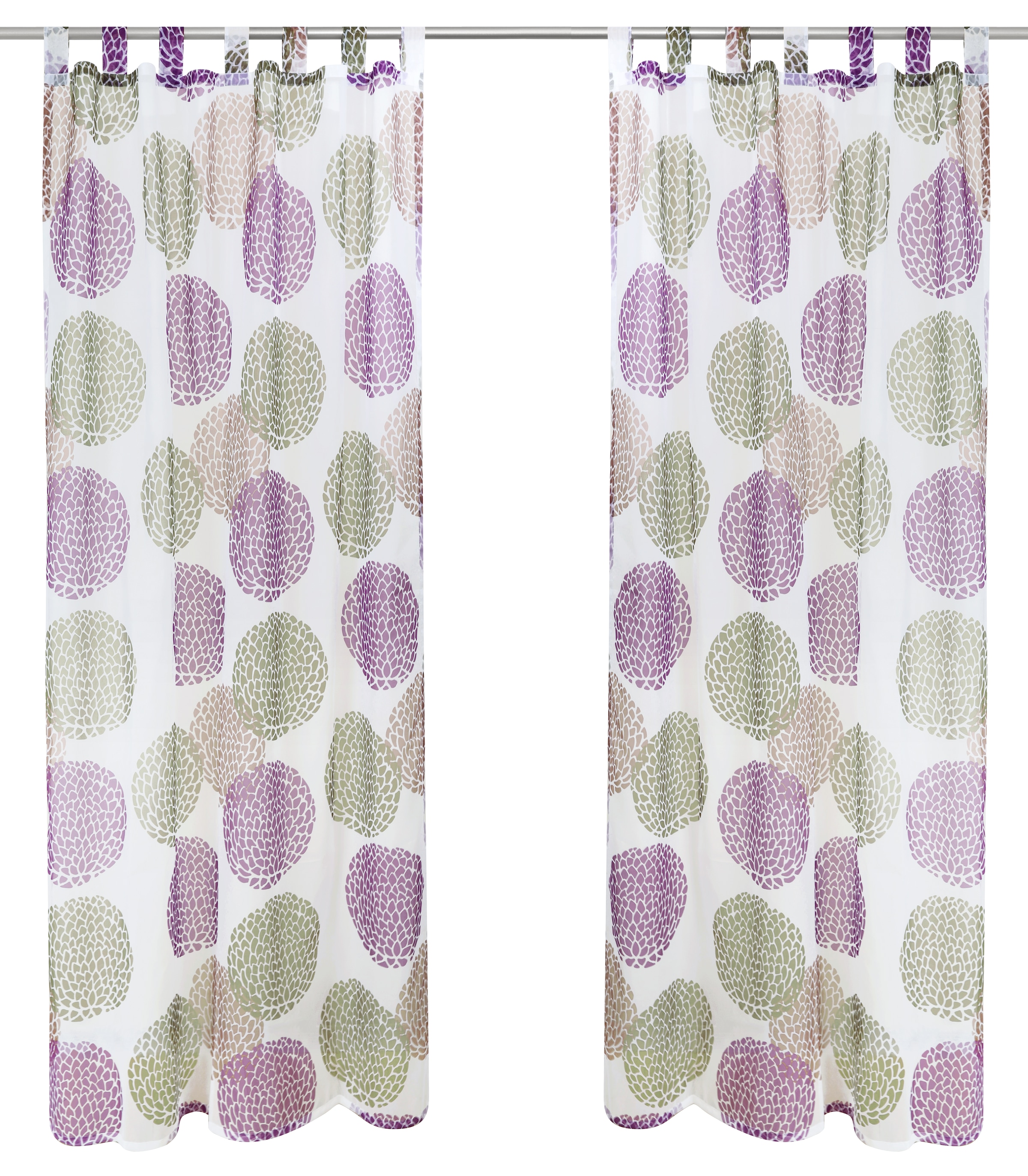 my home Gardine "Belem" Schlaufen 1 Stk. tlg. 1 oder 2 Schals, Vorhang, Fer günstig online kaufen