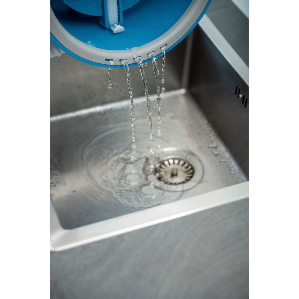 MediaShop Bodenwischer-Set »Livington Clean Water Spin Mop«, (Set, 1 St.)