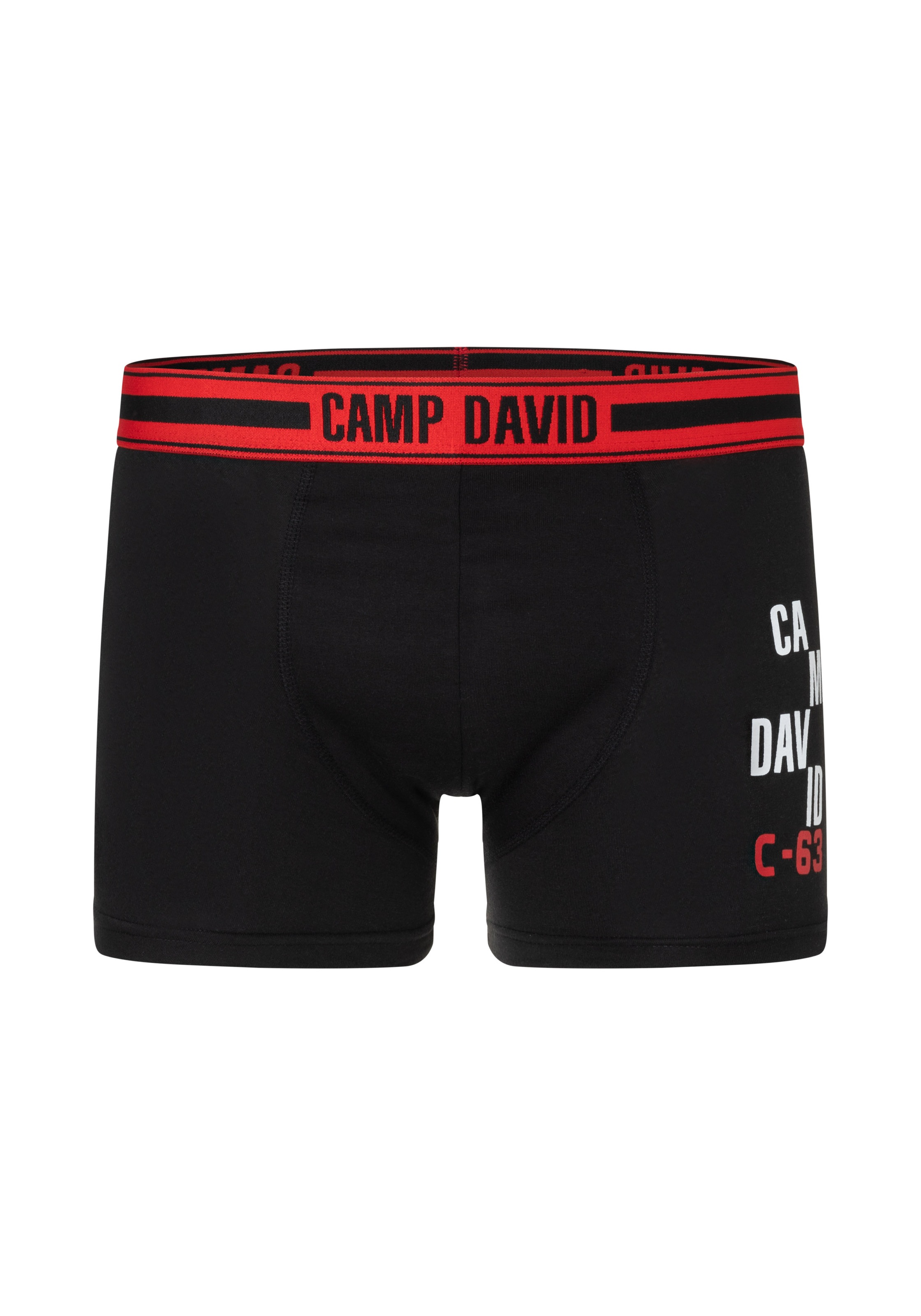 CAMP DAVID Boxershorts "casual", (2er Pack), mit elastischem Logo-Bund günstig online kaufen
