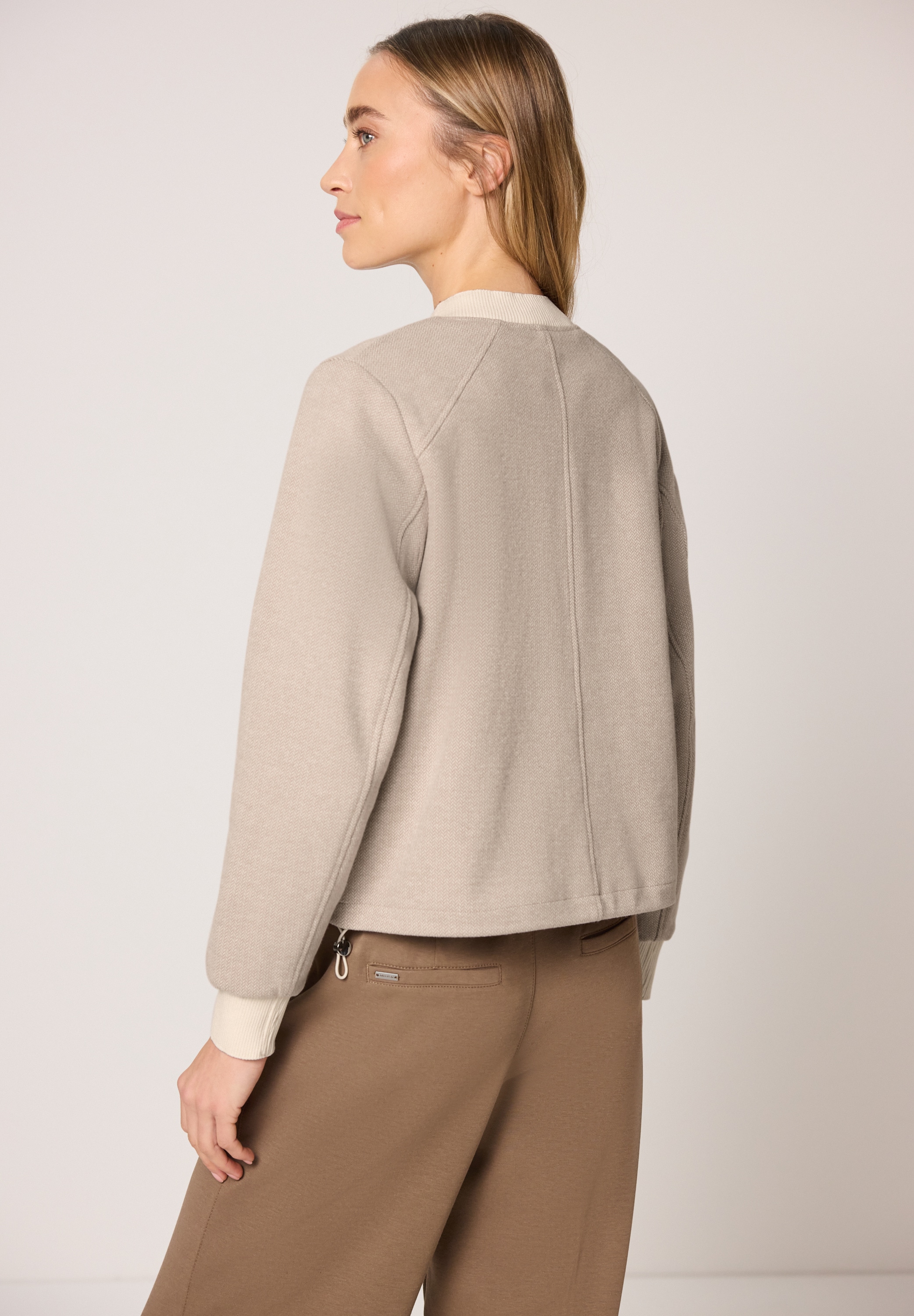 STREET ONE Blouson ohne Kapuze mit Rundhalsausschnitt