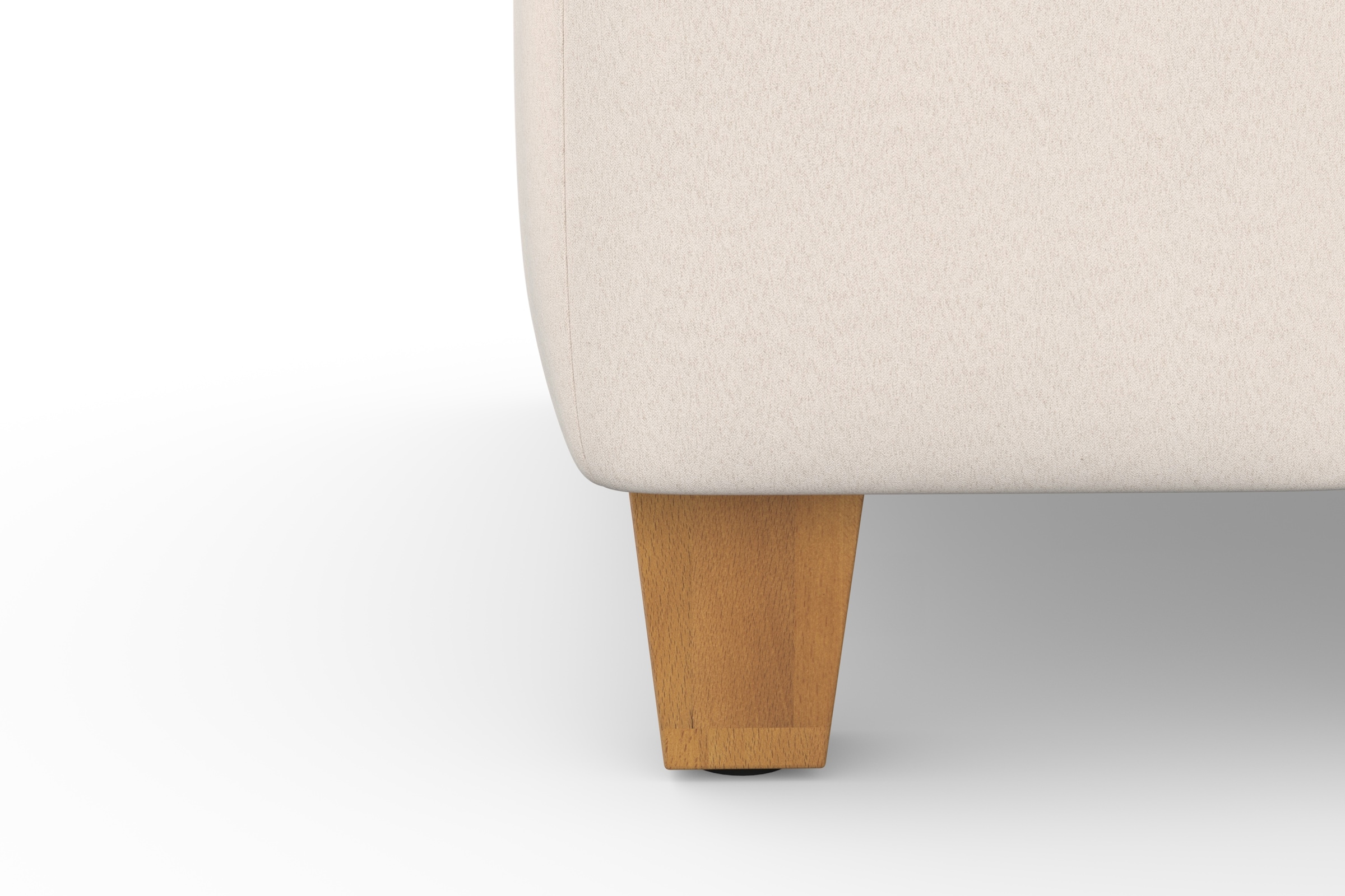 sit&more Ecksofa »Westham L-Form« mit Recamiere, mit oder ohne Bettfunktion, Bettkasten, Füße Eiche