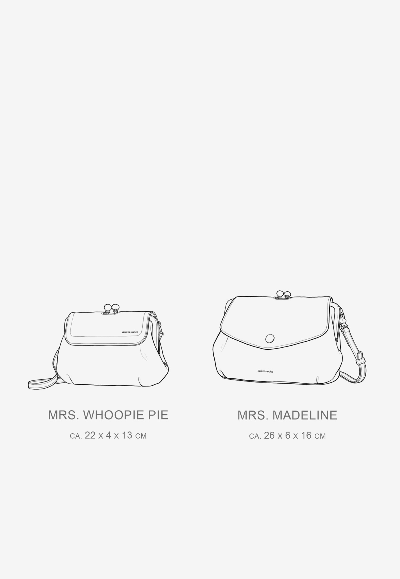 aunts & uncles Umhängetasche »Umhängetasche Mrs. Whoopie Pie«