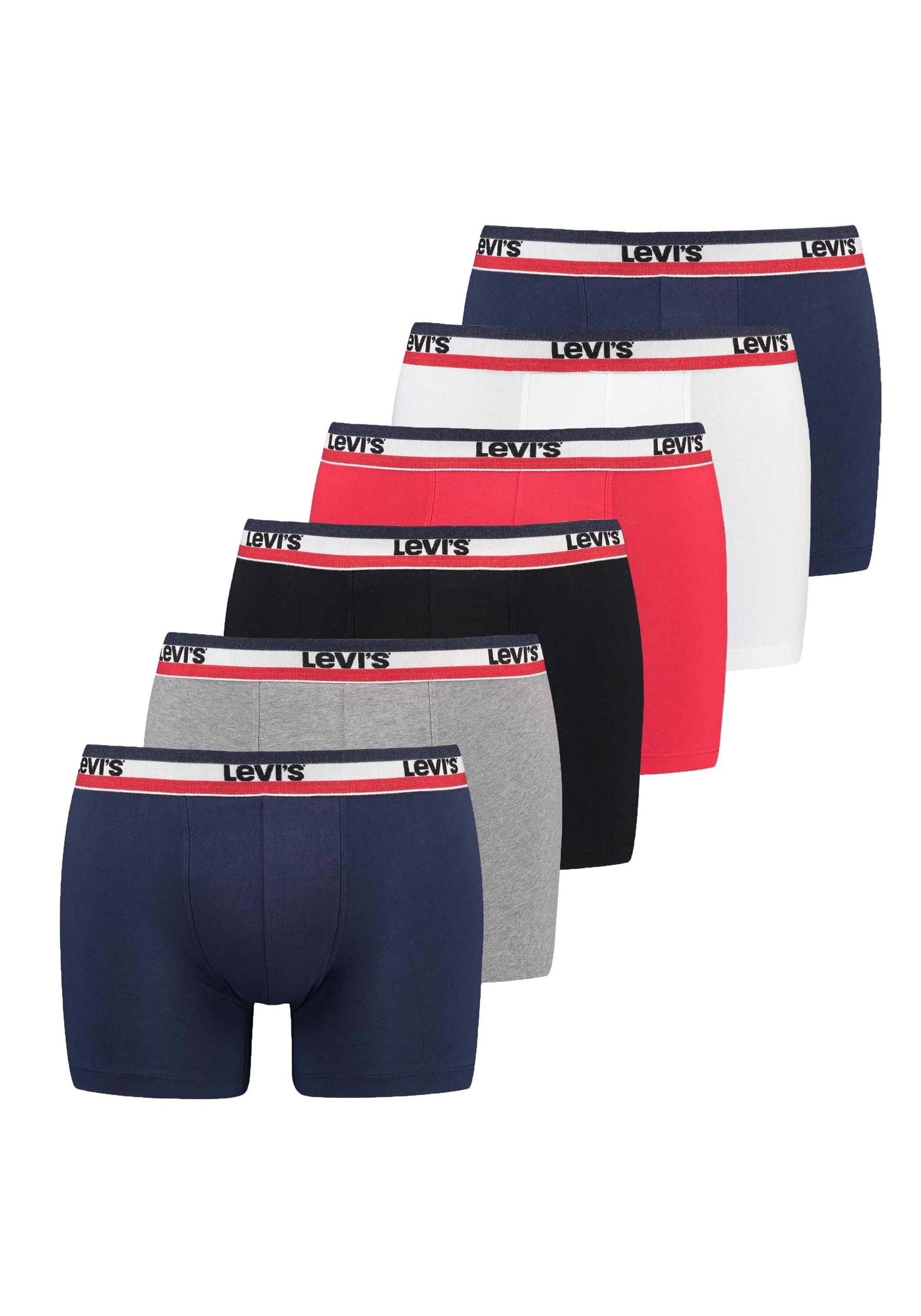 Boxershorts »Boxershort SPRTSWR LOGO BOXER BRIEF ORG CO 6P ECOM 6er Pack«