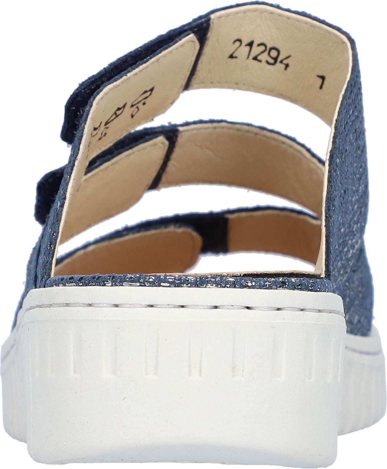 Waldläufer Pantolette »H-WILLOW«, Sommerschuh, Hausschuh, Klettschuh in Komfortweite H (= sehr weit)