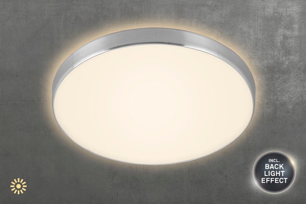 "BRILONER LEUCHTEN LED Deckenleuchte ""SIMPA"", silber, Leuchten, LED Deckenleuchte"