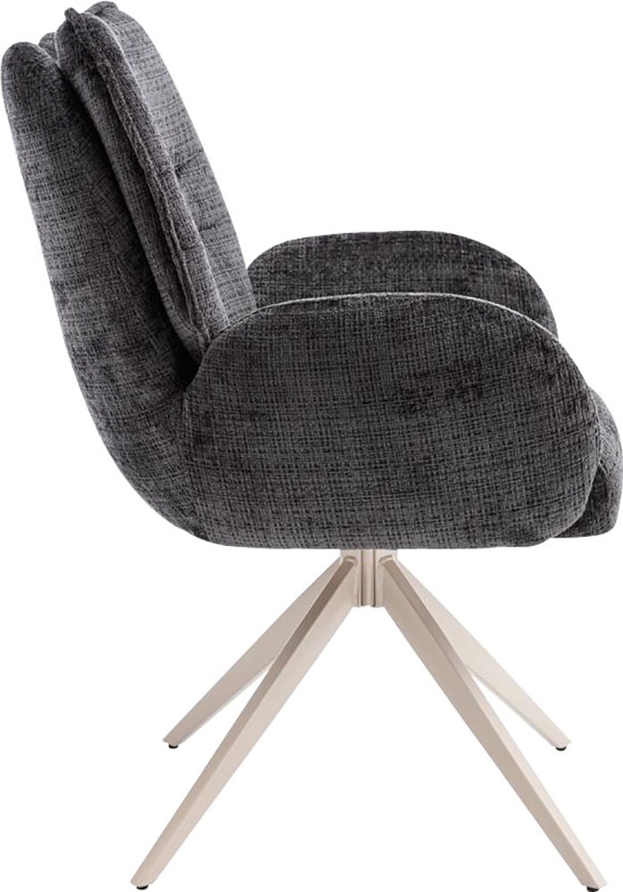 Esszimmerstuhl HOME AFFAIRE "Ronda", anthrazit, hummus, anthrazit, B:64cm H:94cm T:69cm, Stühle, Esszimmerstuhl 2