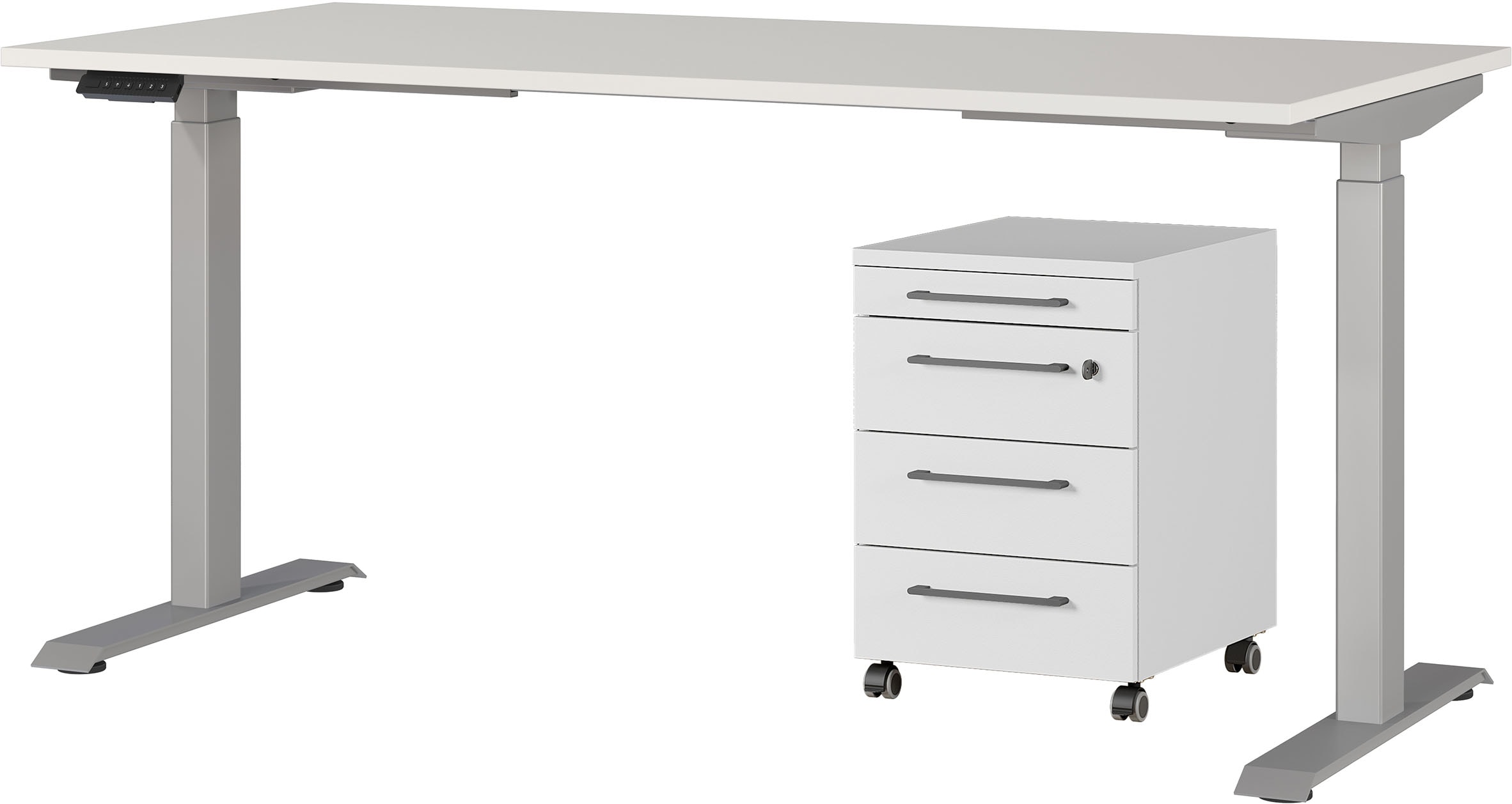 GERMANIA Büromöbel-Set "Agenda" Set bestehend aus höhenverstellbarem Schrei günstig online kaufen