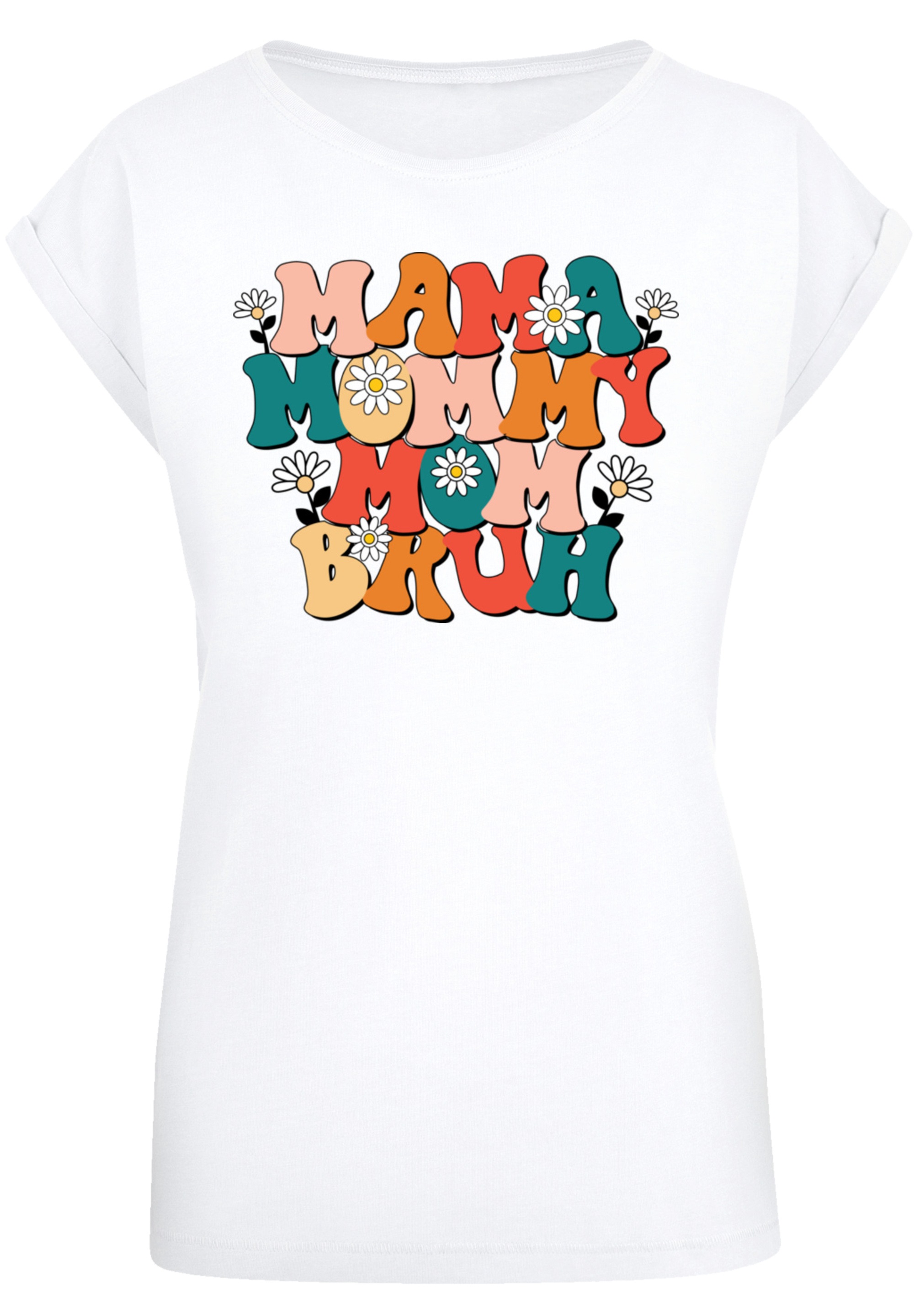 F4NT4STIC T-Shirt "Mothers Day Floral Accent Mom Life", Premium Qualität günstig online kaufen
