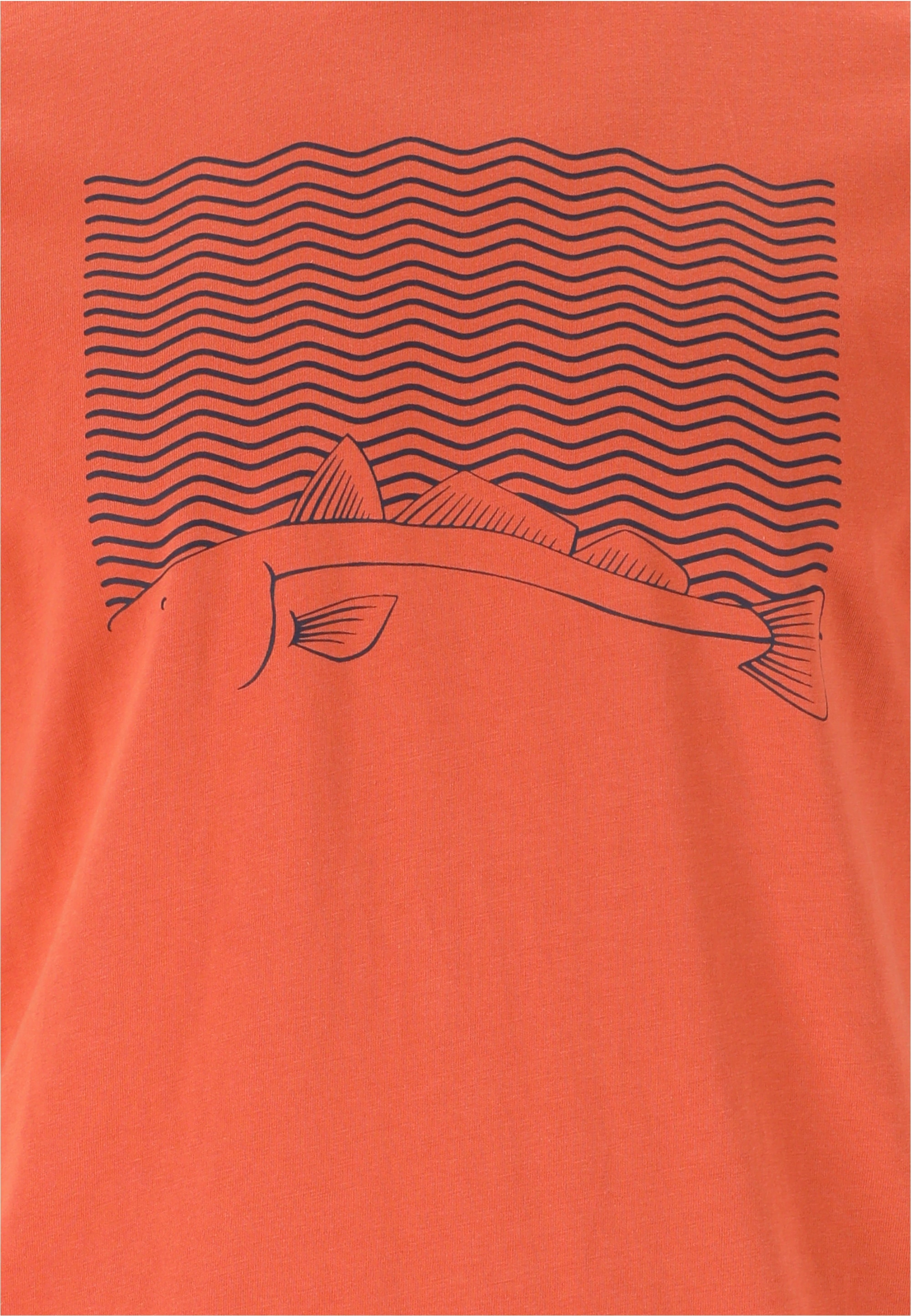 CRUZ T-Shirt »Gander«, aus atmungsaktiver Baumwolle mit modischem Print
