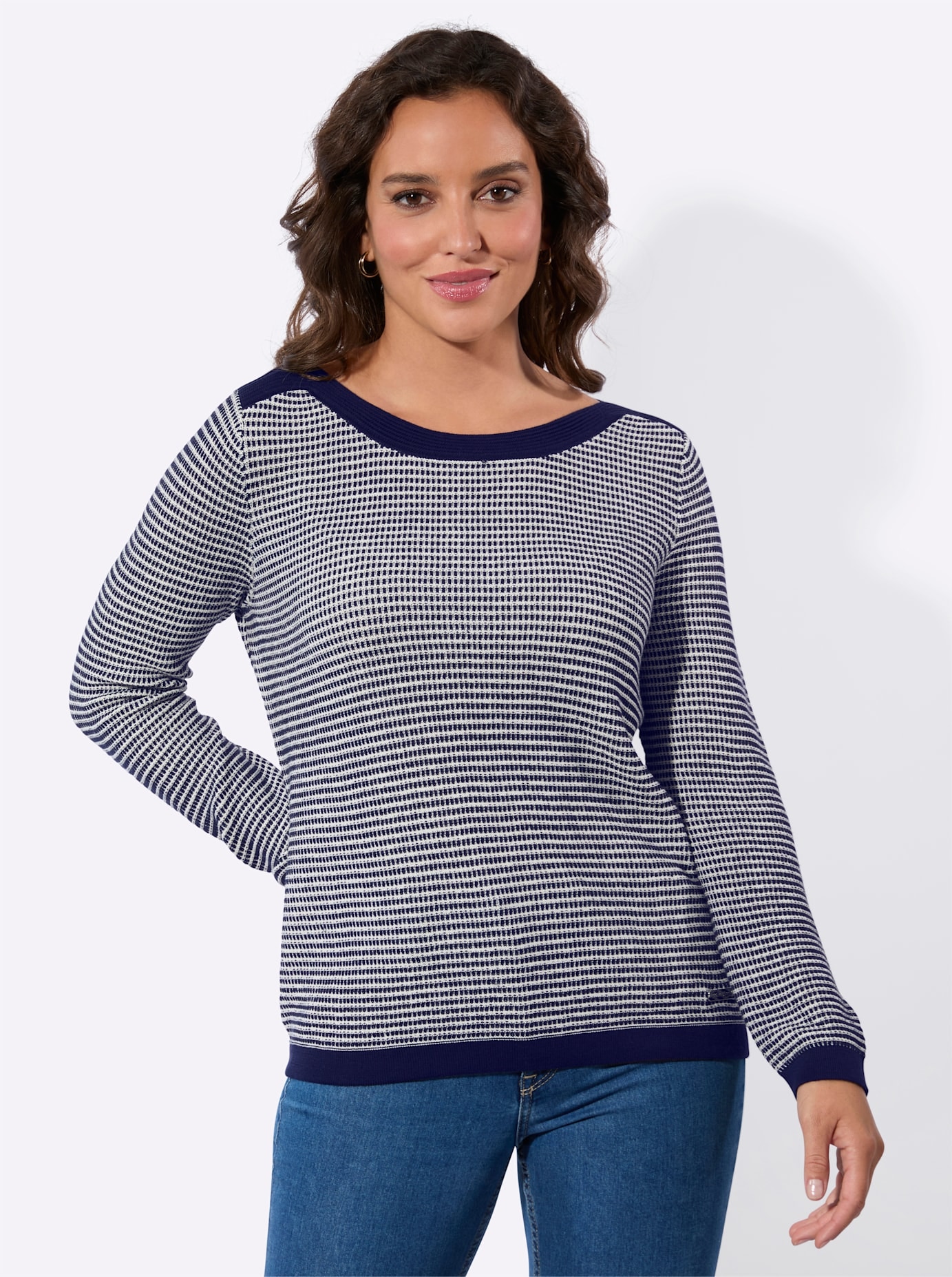 Casual Looks Strickpullover "Langarm-Pullover" günstig online kaufen