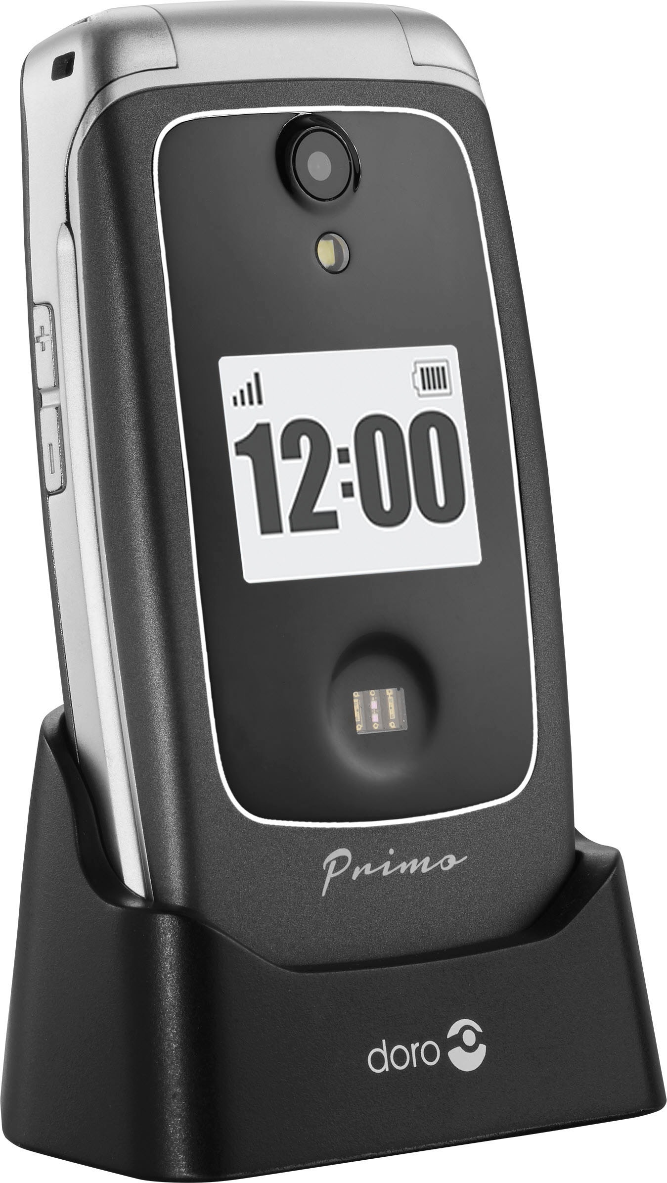 Primo Klapphandy »PRIMO 418«, Grafitgrau, 7,11 cm/2,8 Zoll, 3 MP Kamera