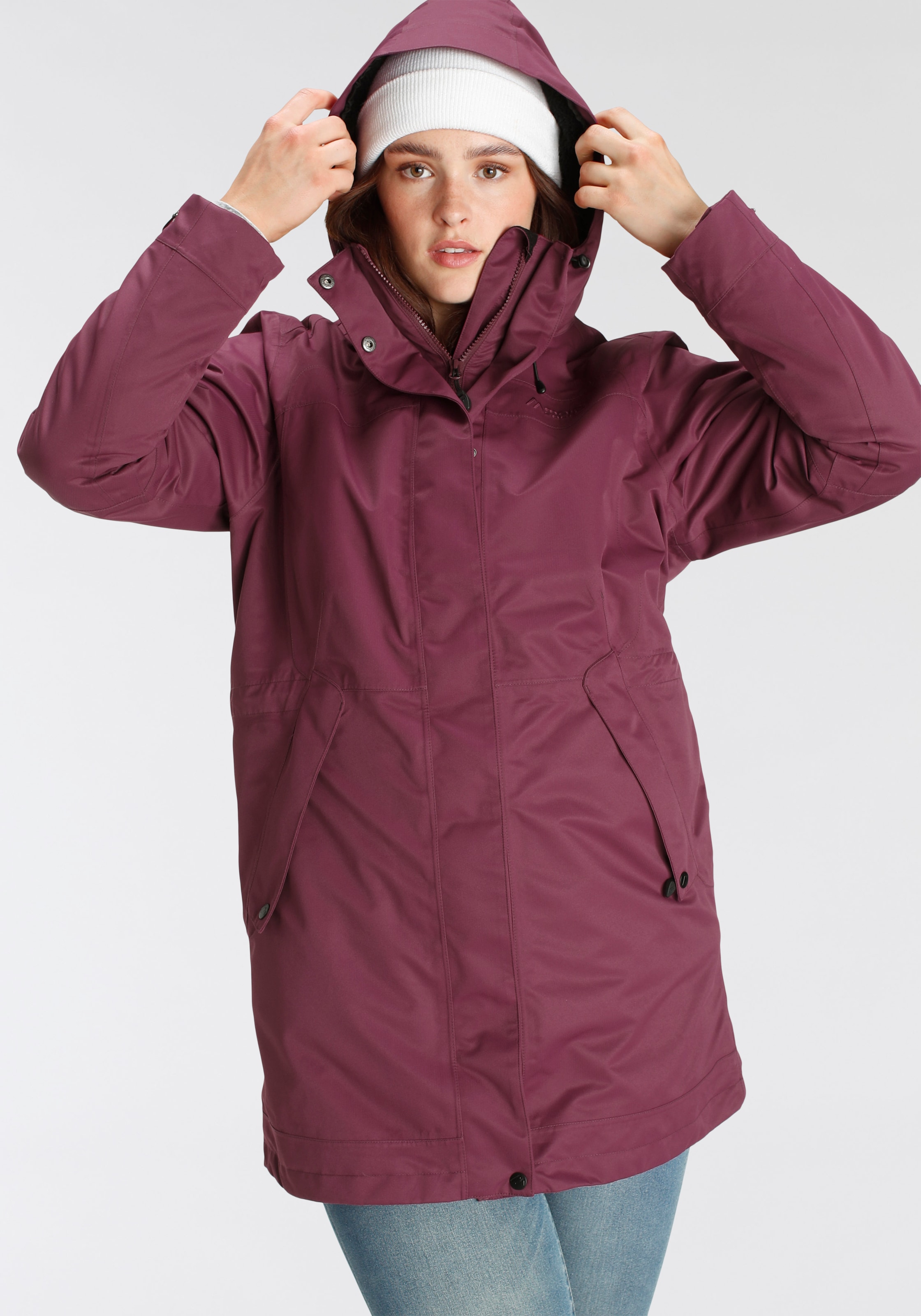 Maier Sports 3-in-1-Funktionsjacke »Doppelmantel mit Größe Kapuze, BAUR Damen«, kaufen 58 bis erhältlich 