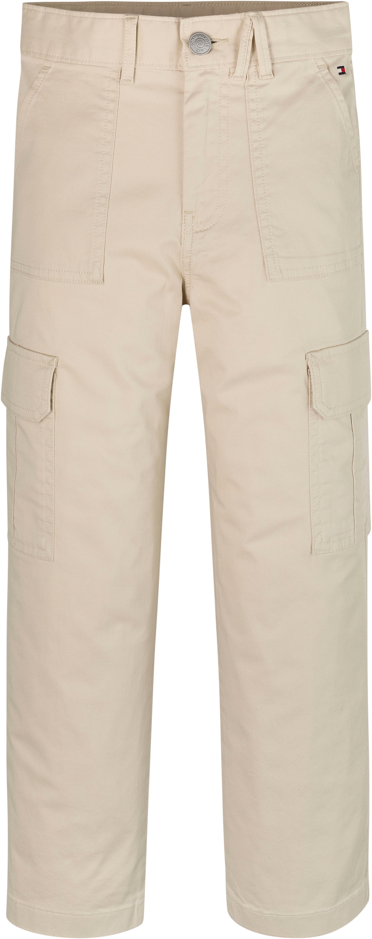 Tommy Hilfiger Cargohose »UTILITY CARGO PANTS«, Kinder bis 16 Jahre mit Logostickerei