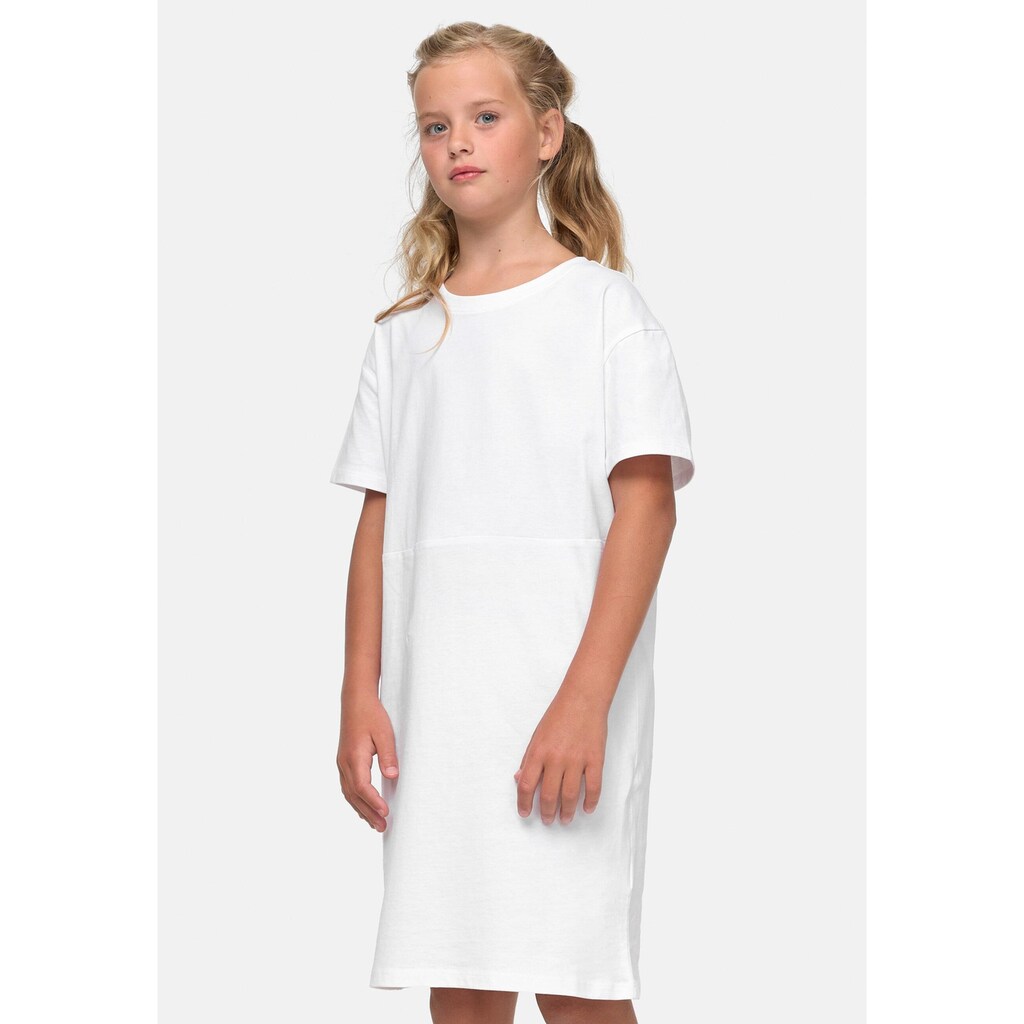 URBAN CLASSICS Shirtkleid »Urban Classics Damen Girls Organic Oversized Tee Dress«, (1 tlg.)