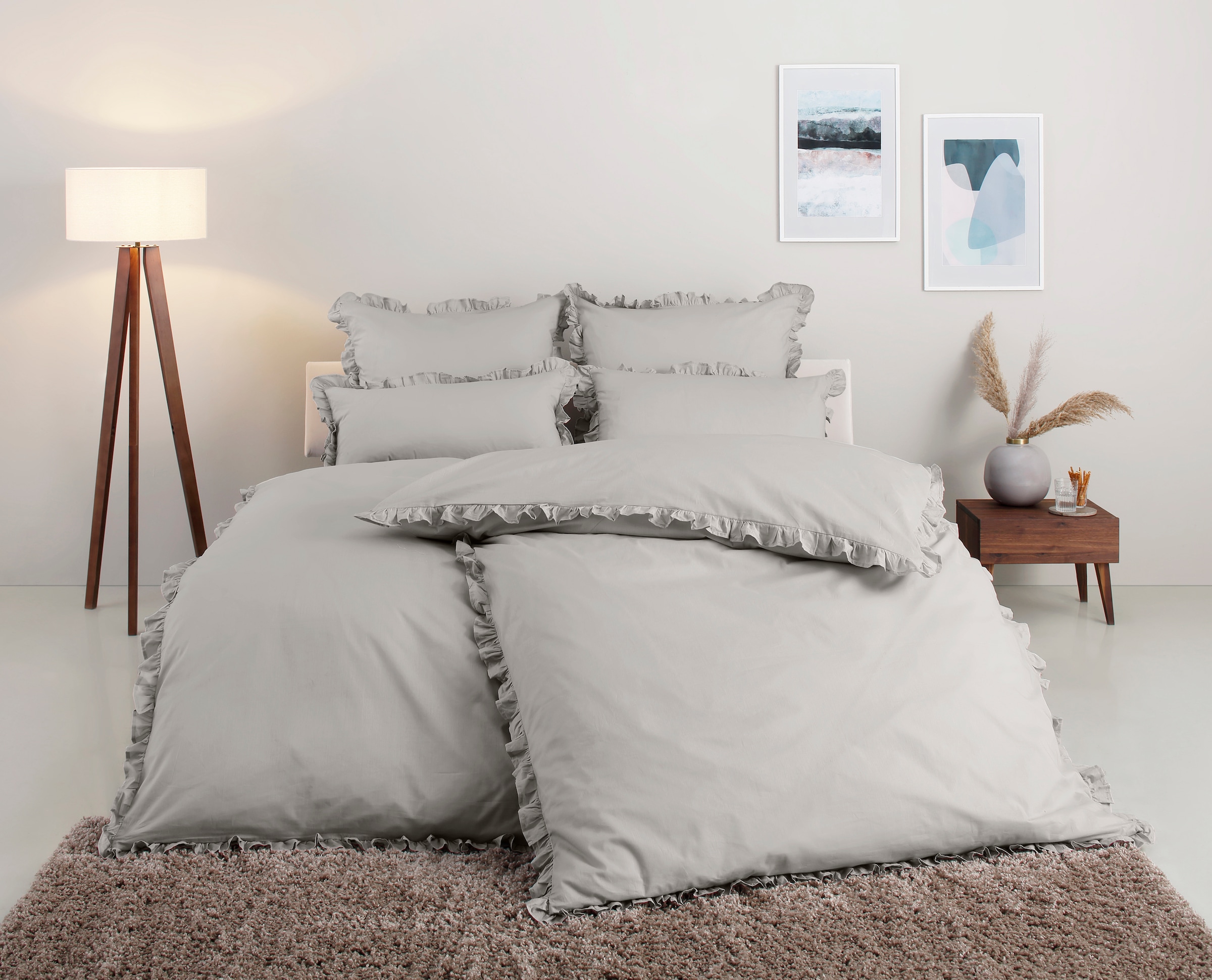 OTTO home Bettwäsche "Violetta in Gr. 135x200 oder 155x220 cm" 2 Stk. Bettw günstig online kaufen