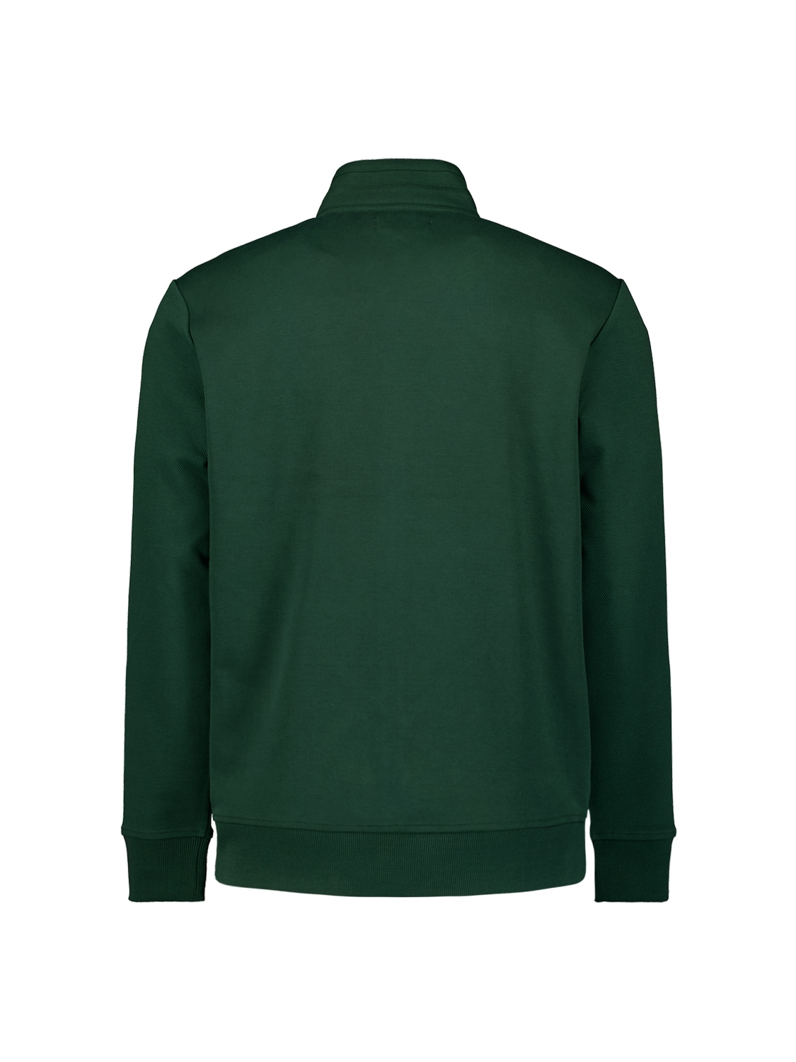 NO EXCESS Sweater »No Excess Weste mit Twill-Jacquard und Reißverschluss«