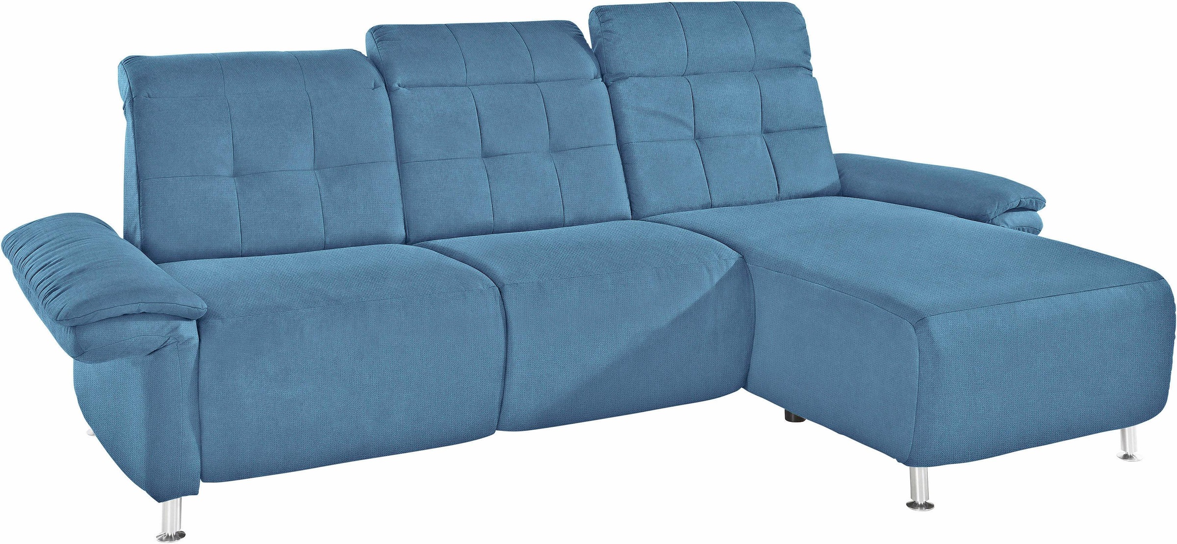 Home affaire Ecksofa "Manhattan L-Form" 2 Sitze mit elektrischer Relaxfunkt günstig online kaufen