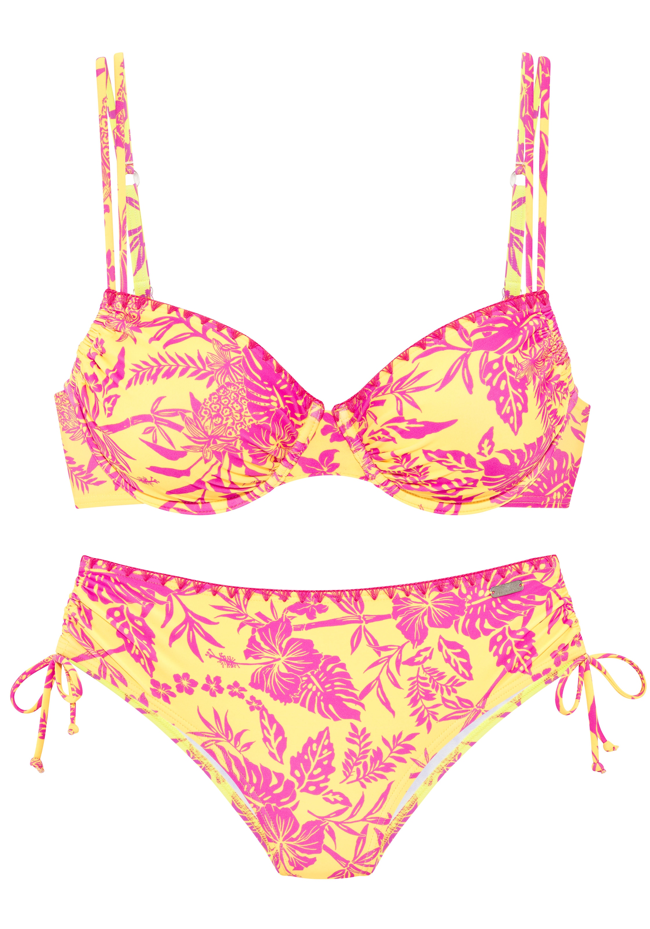 Venice Beach Bügel-Bikini »Kensi« seitlich regulierbar mit modernem Print