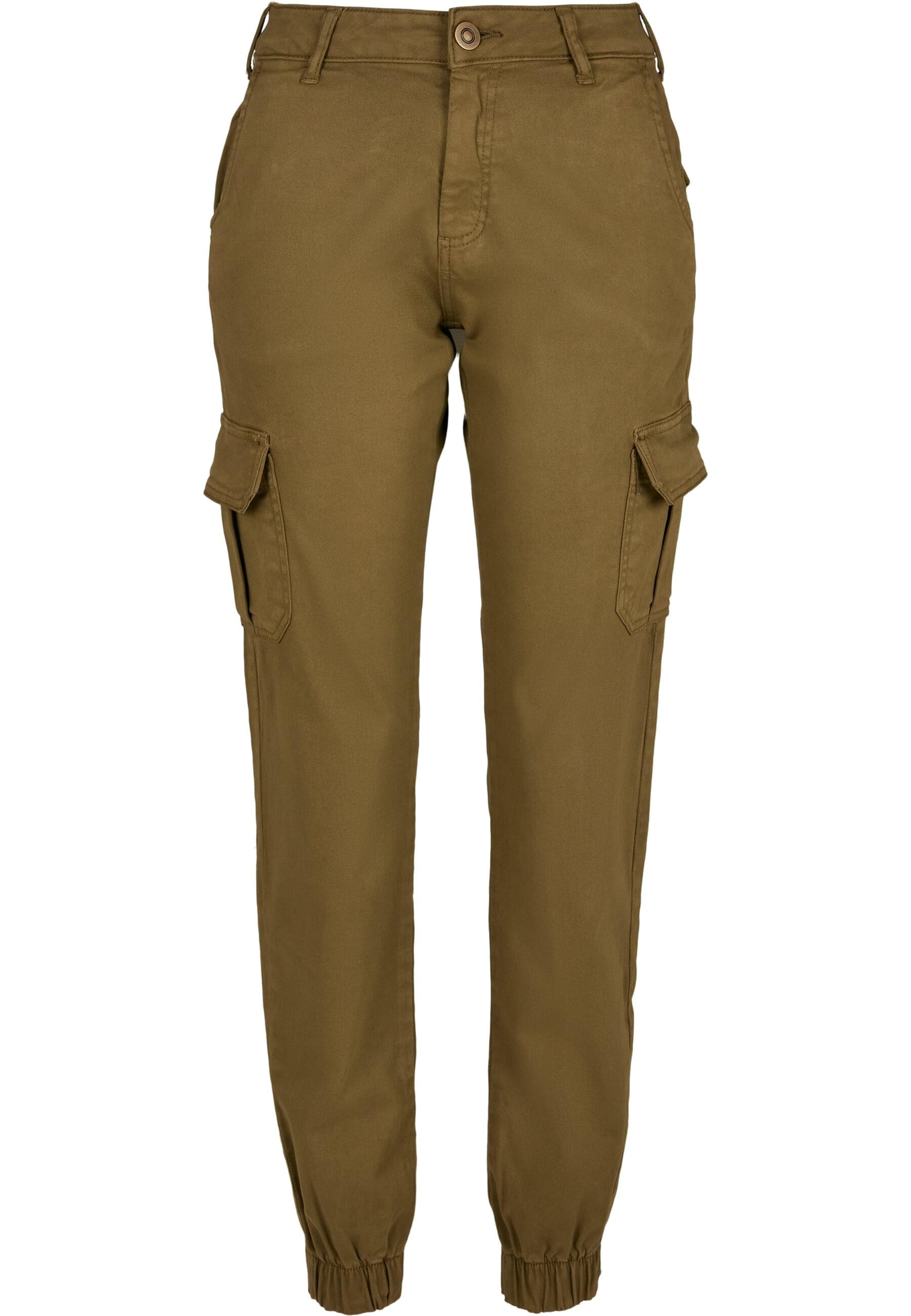 URBAN CLASSICS Cargohose "Urban Classics Damen Ladies High Waist Cargo Pants", (1 tlg.)