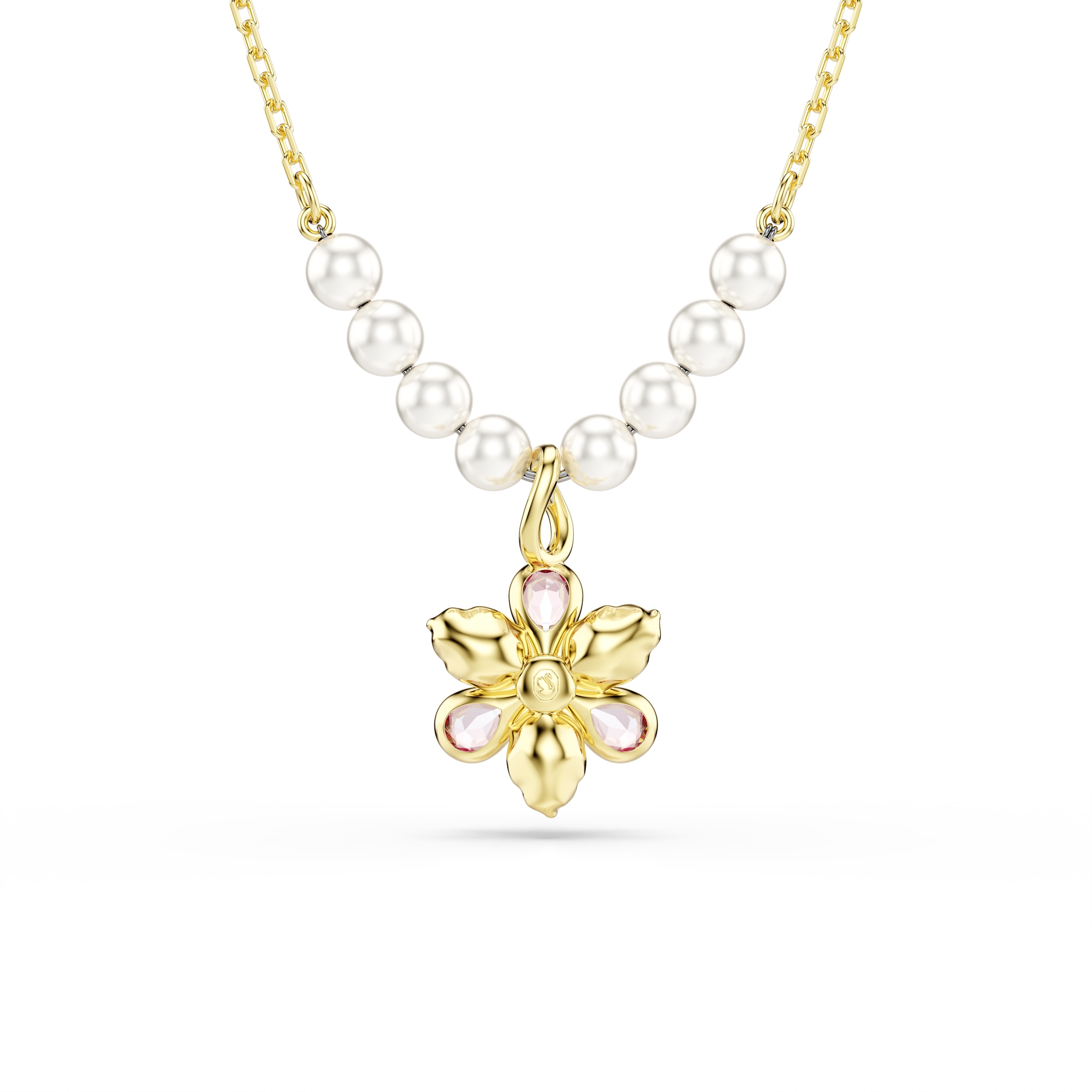 Swarovski Kette mit Anhänger »Schmuck Geschenk Idyllia Halskette«, mit Swarovski® Kristall - mit Swarovski® Perle