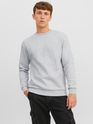 Jack & Jones Sweatshirt "JJEBRADLEY mit Rippbündchen für Alltag und Freizei günstig online kaufen