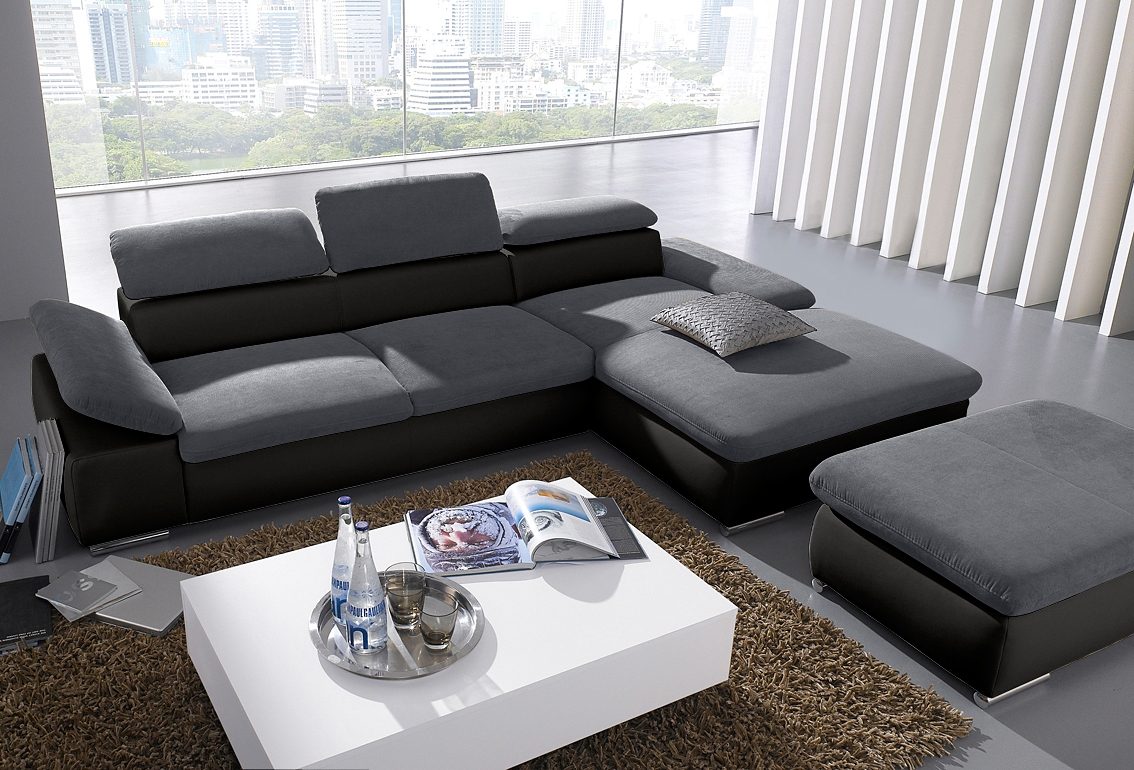sit&more Ecksofa "Valantine L-Form, B: 286 cm" mit Arm- & Kopfteilverstellung, optional mit Schlaffunktion