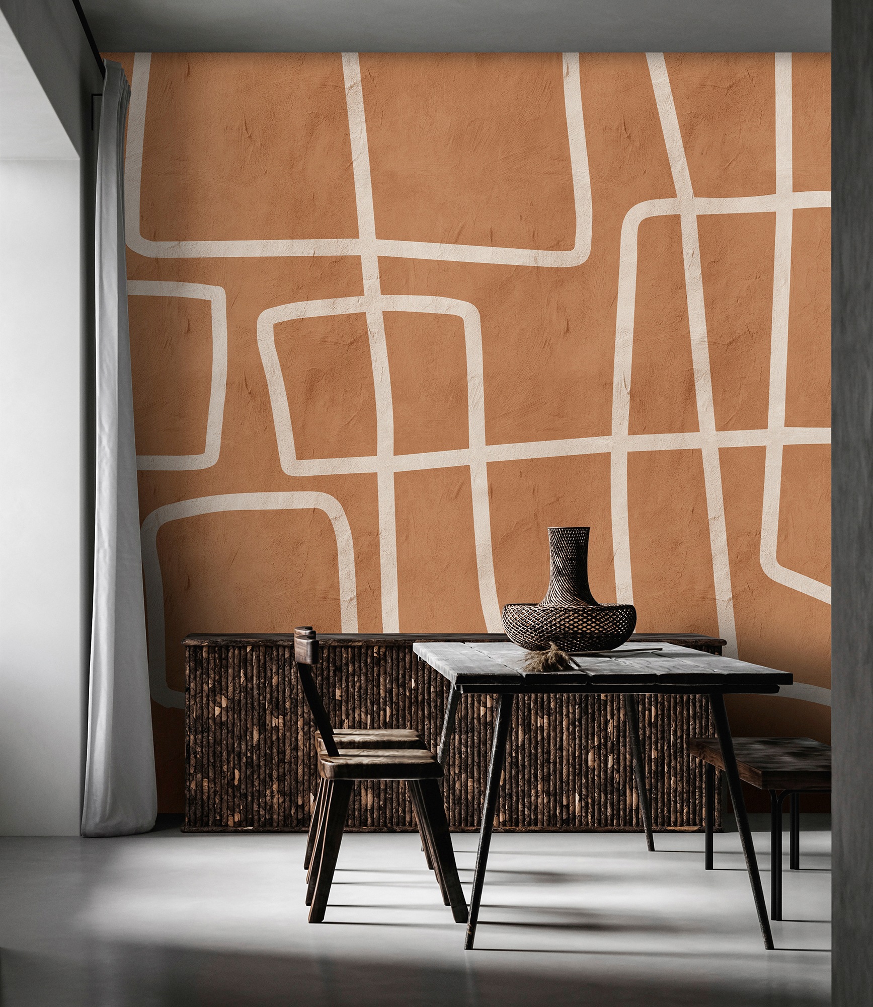 living walls Fototapete »Walls by Patel Serengeti«, Vlies, Wand