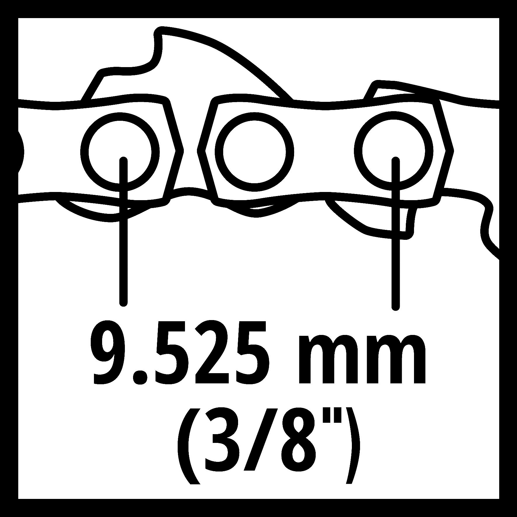 Einhell Ersatzkette »25 cm 1,3 39T 3/8«