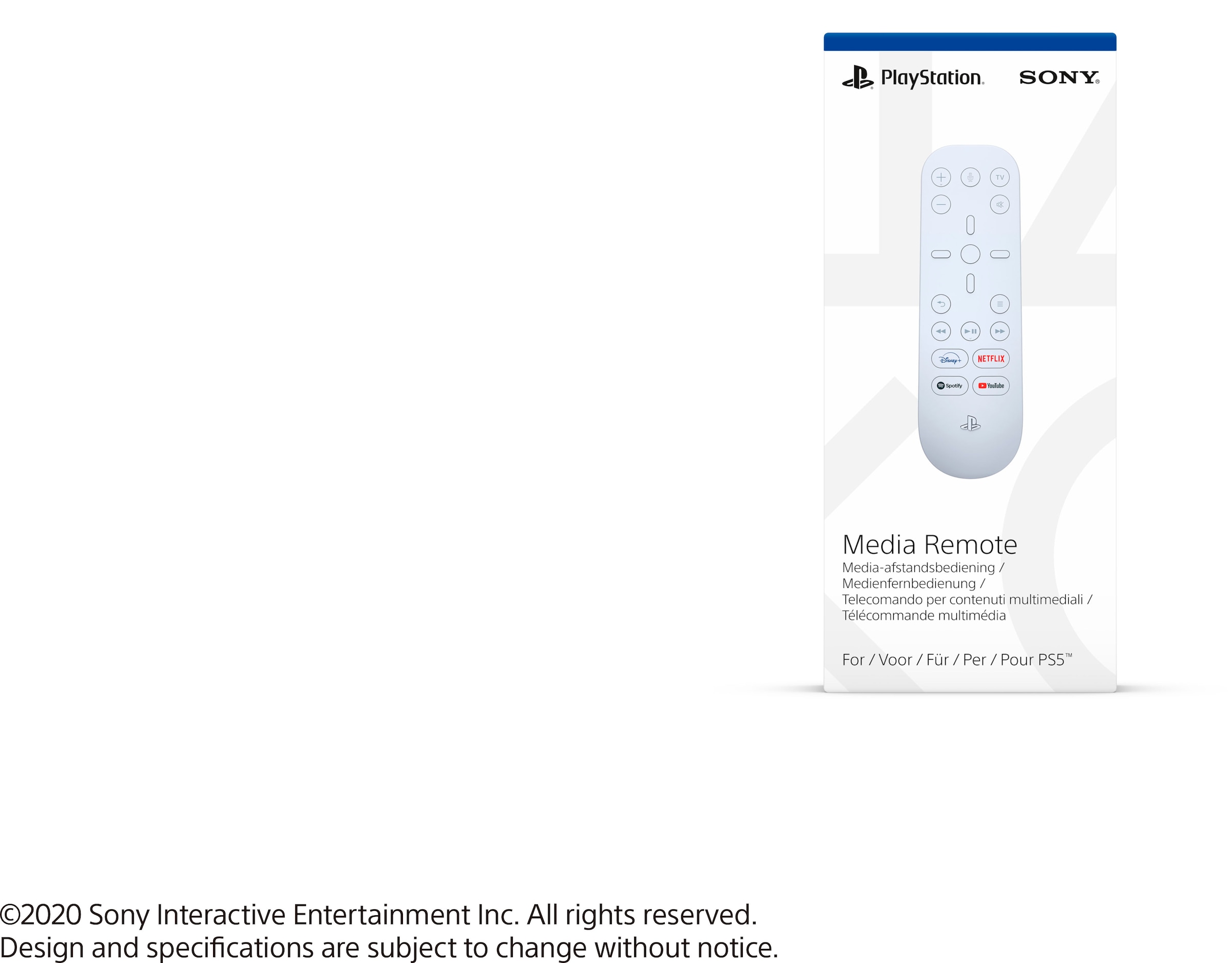 PlayStation 5 Medienfernbedienung