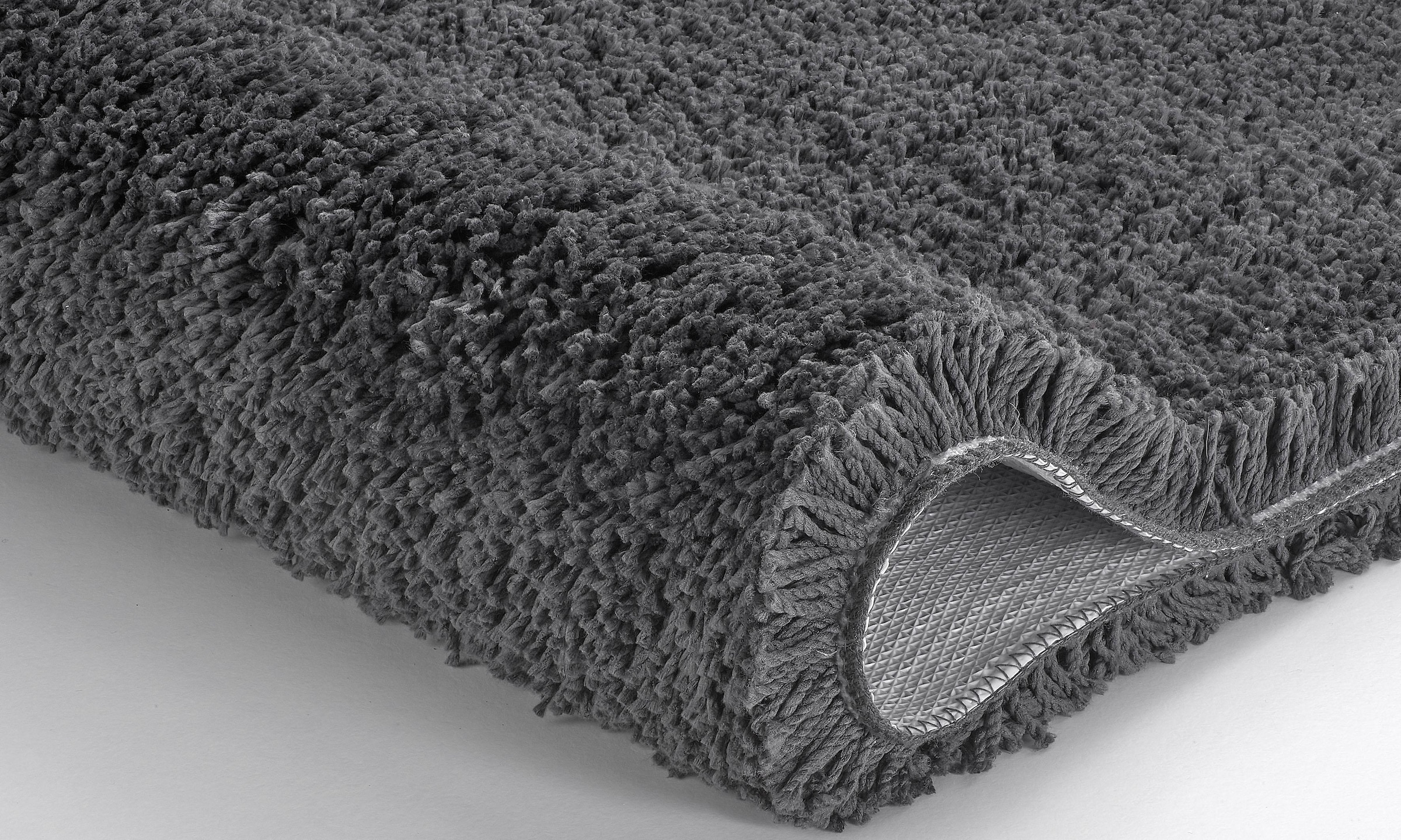 Kleine Wolke Badematte »Trend«, rutschhemmend beschichtet, schnell trocknend-fußbodenheizungsgeeignet, Badteppich, Uni Farben, waschbar
