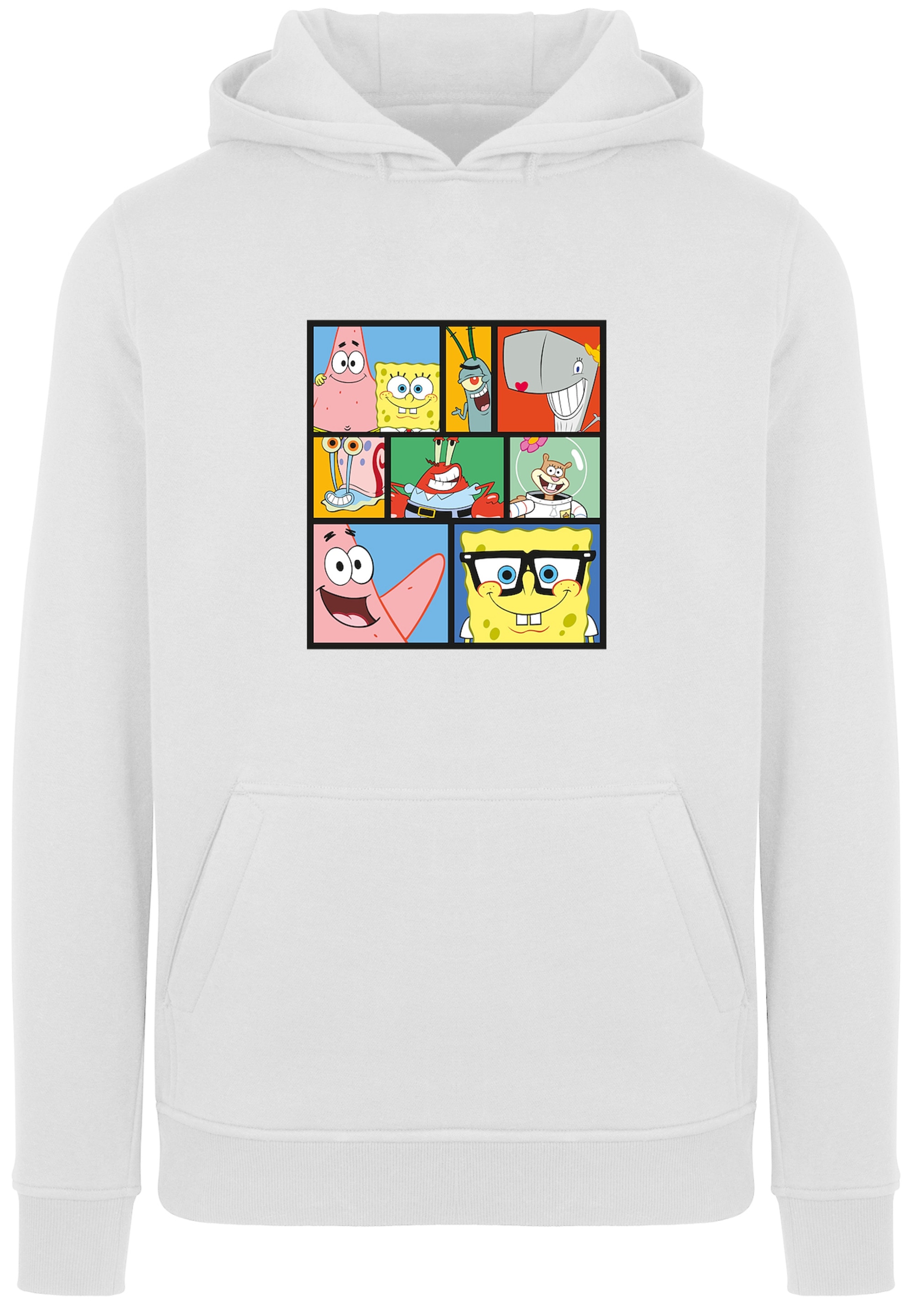 F4NT4STIC Sweatshirt »Spongebob Schwammkopf Collage«, Herren,Premium Merch,Slim-Fit,Kapuzenpullover,Bedruckt