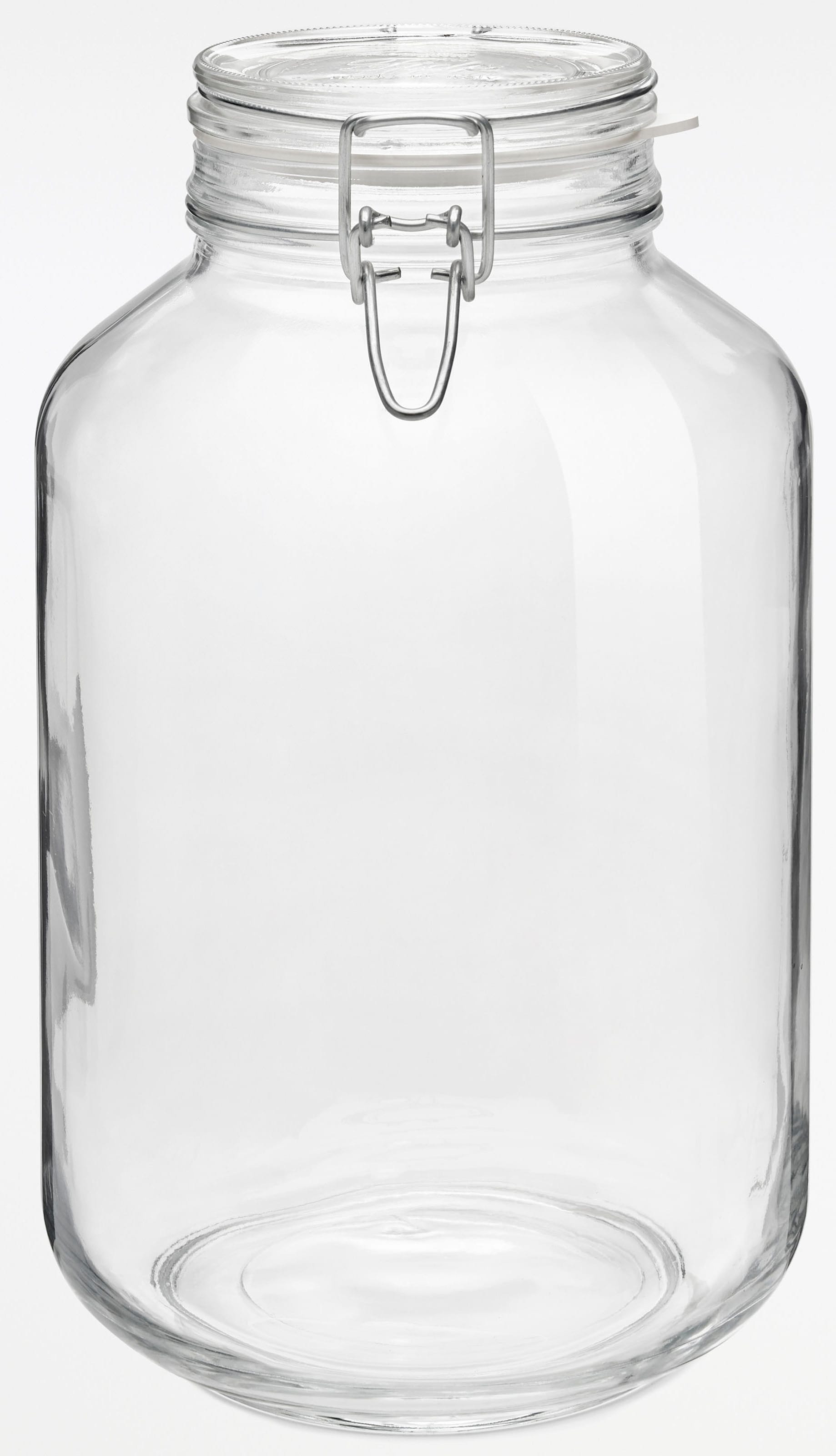Bormioli Rocco Vorratsglas »Fido«, (1 tlg., 1 x 4,0l Fassungsvermögen), luftdicht verschließbar, mit Bügelverschluß