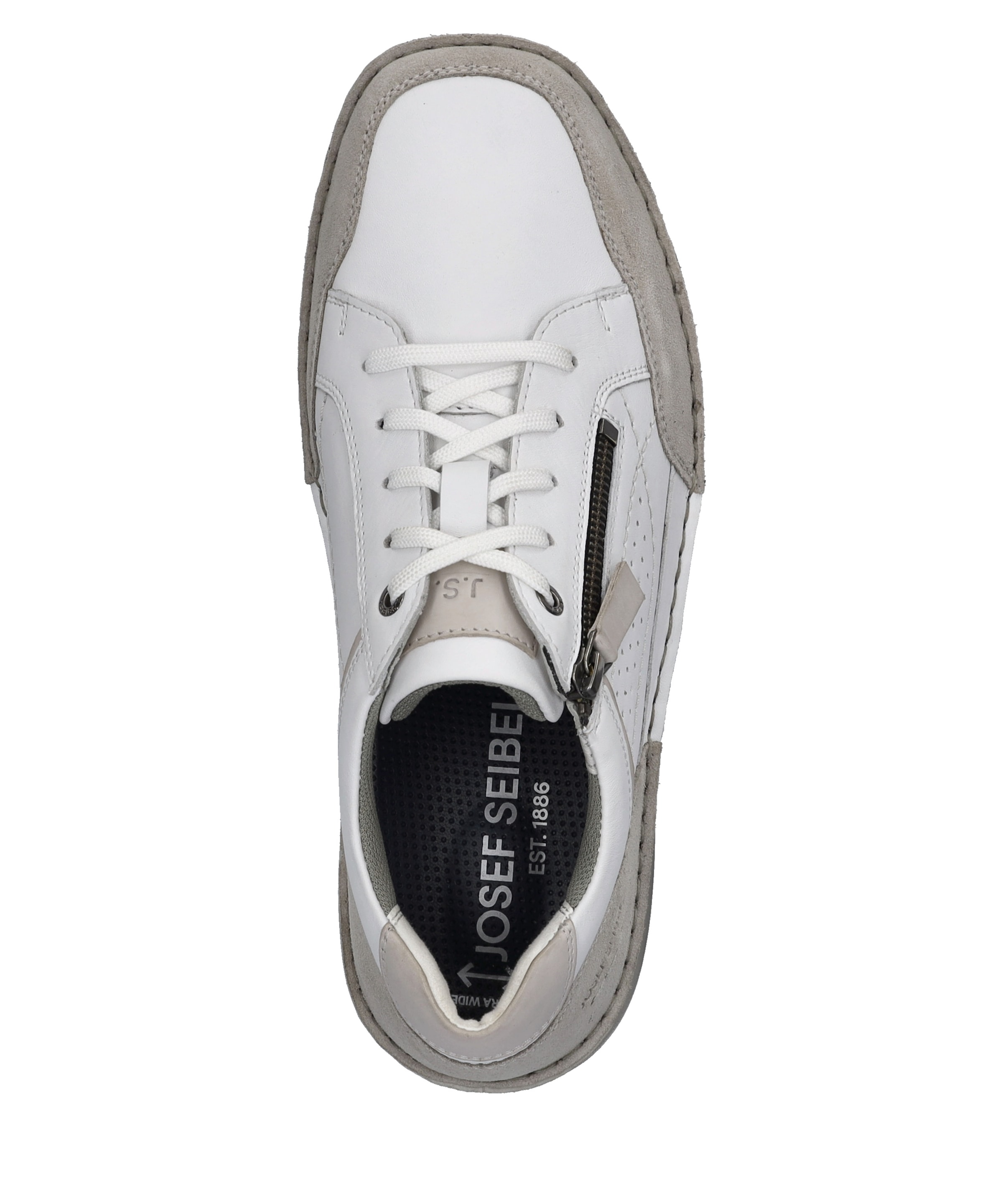 Josef Seibel Schnürschuh »New Anvers 11, weiss-kombi«