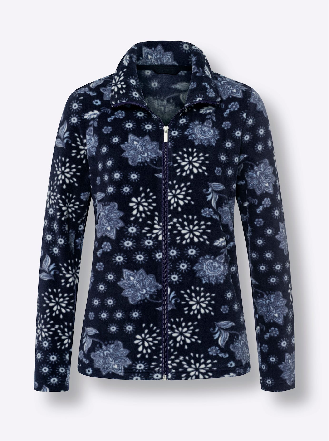 Classic Basics Damen Fleecejacke Blau Gr. 48 3