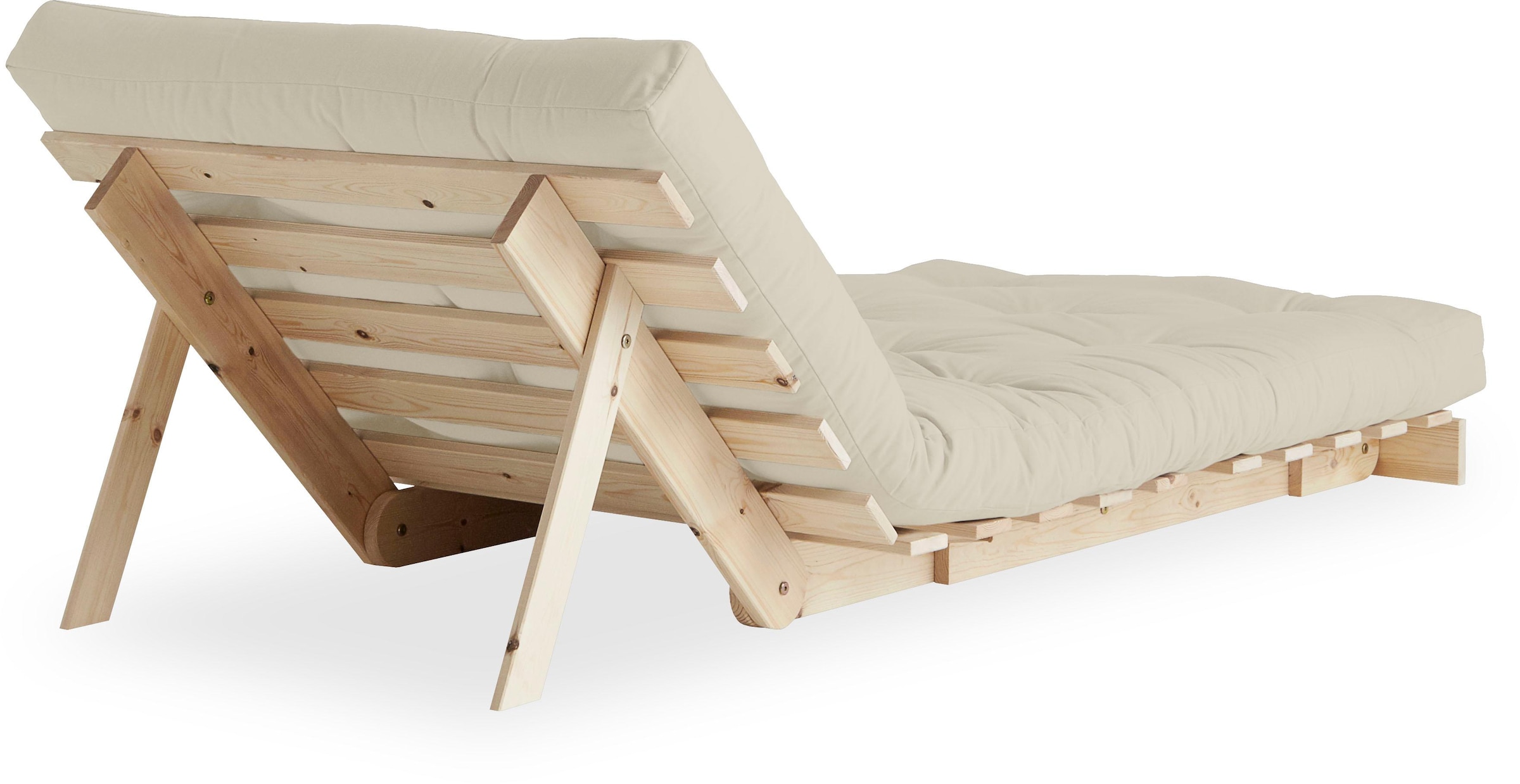 Karup Design Daybett »Roots Schlafsofa, Gästebett, Sofa inkl. Futonmatratze«, Liegefläche 90/140/160 x200 cm, FSC® zertifizierte Kiefer