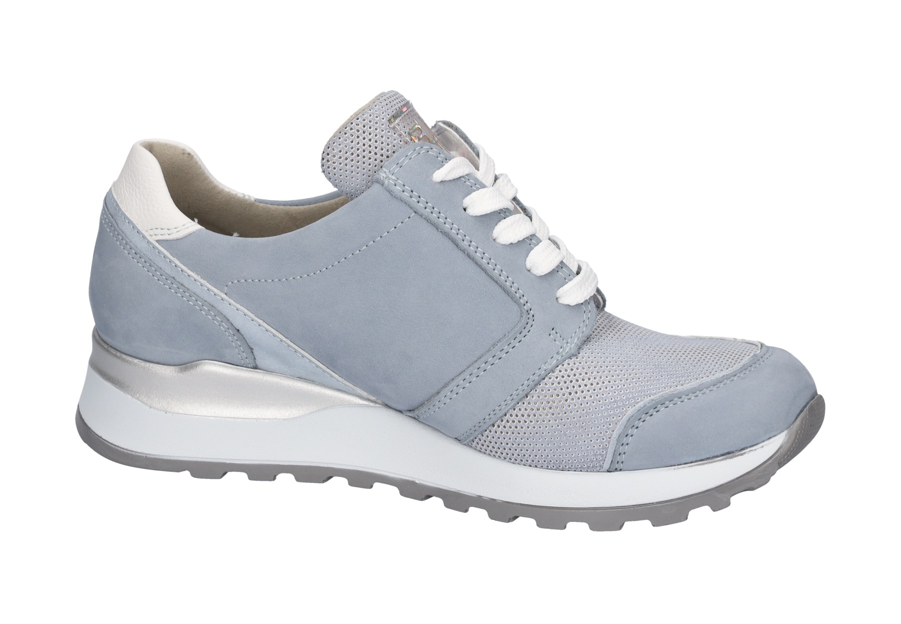Waldläufer Keilsneaker »HIROKO«, Schnürschuh, Freizeitschuh, Halbschuh, Kontrastbesatz, Weite H