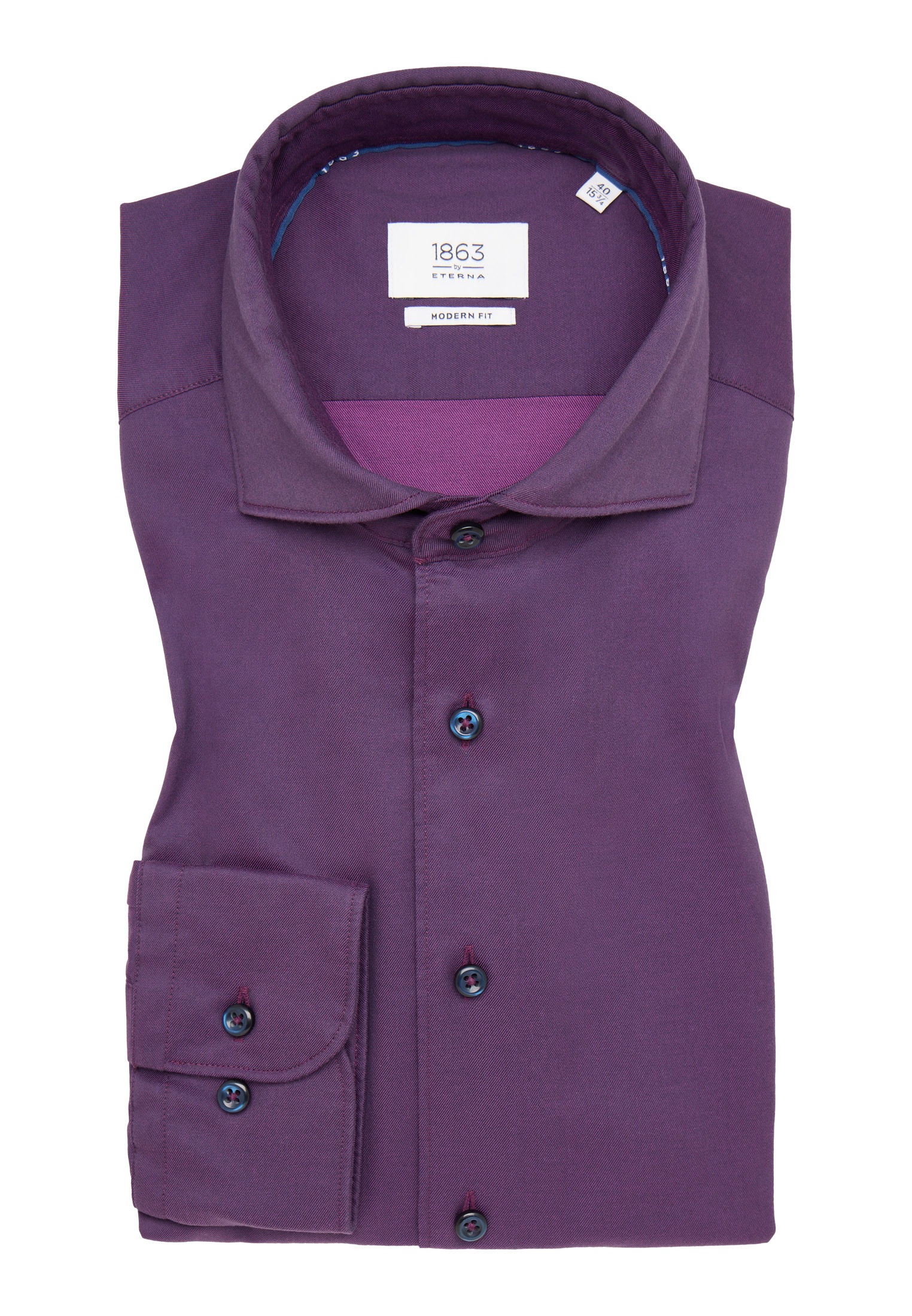 Eterna Langarmhemd »MODERN FIT«, EASY IRON (bügelleicht)