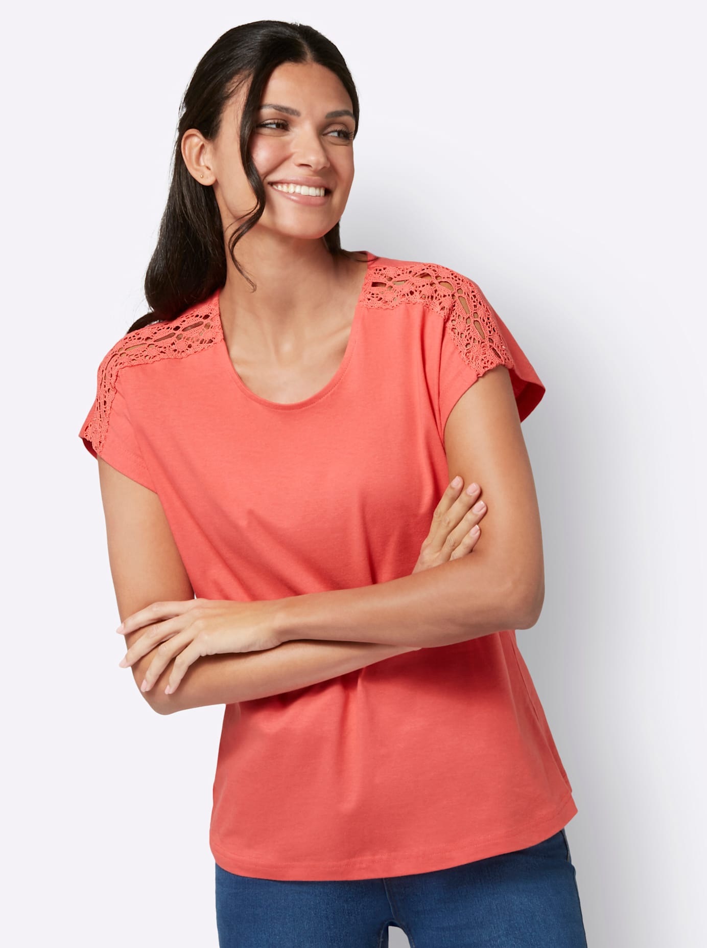 Classic Basics Kurzarmshirt "Kurzarm-Shirt" 1 Stk. tlg. günstig online kaufen