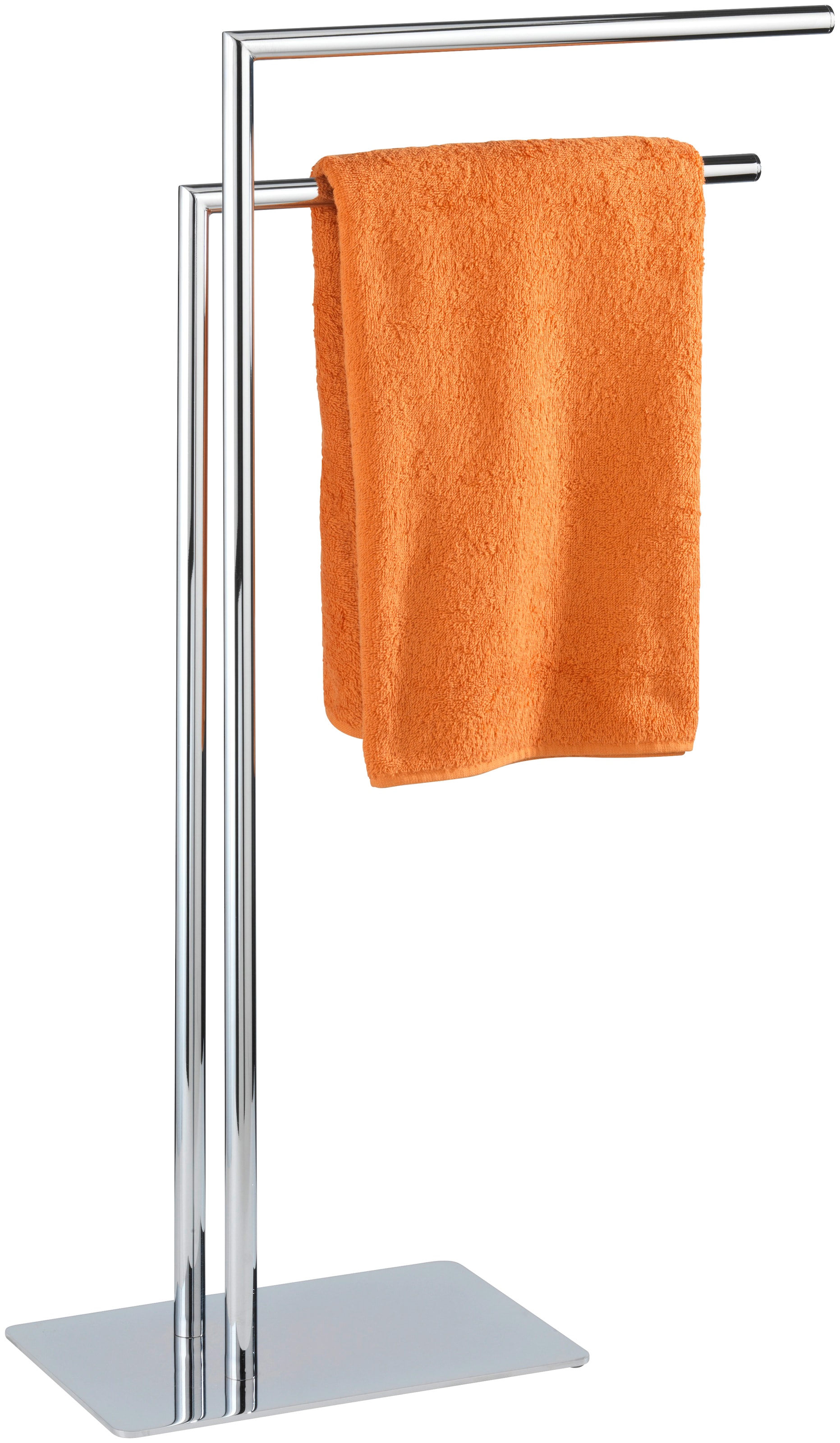 WENKO Handtuchständer "Recco" 2 Armiger Kleiderständer mit schwerer Bodenpl günstig online kaufen