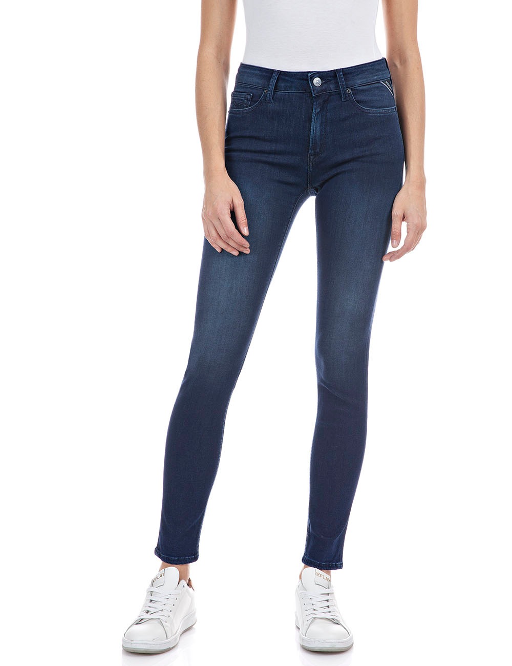 Replay Skinny-fit-Jeans "Luzien", Powerstretch-Denim - Highwaist günstig online kaufen