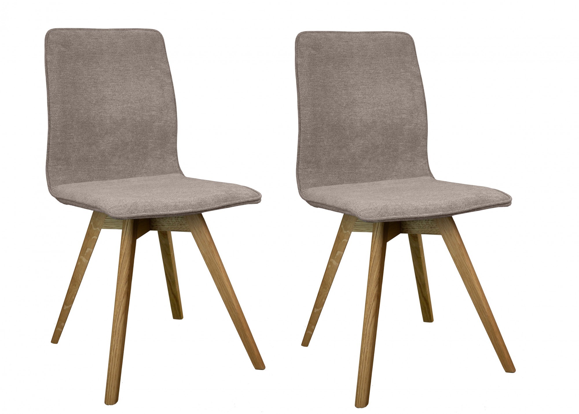 andas Esszimmerstuhl "Rania", (Set), 2 St., Microfaser, Massivholzgestell, günstig online kaufen