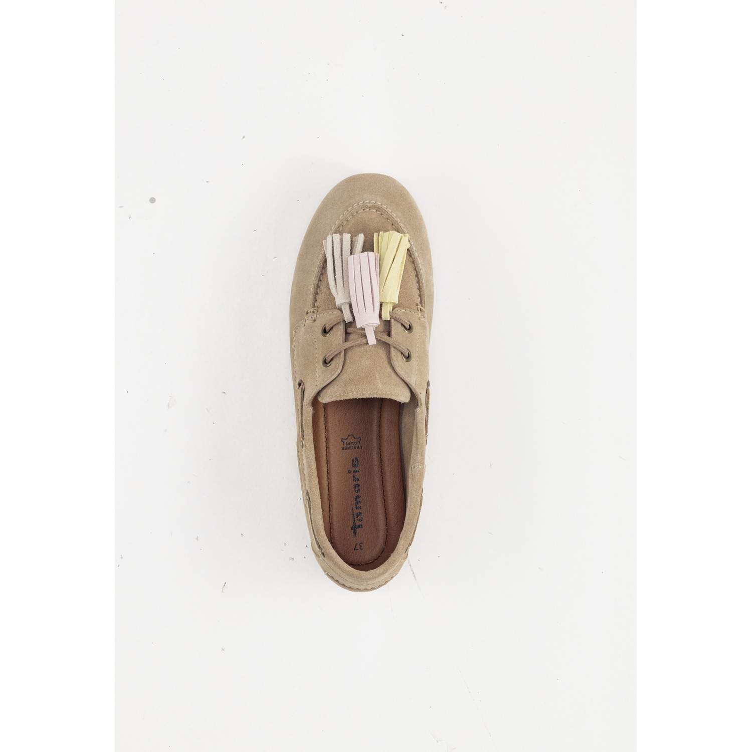 Tamaris Bootsschuh  Slipper, Schlupfschuh, mit farbigen Quasten