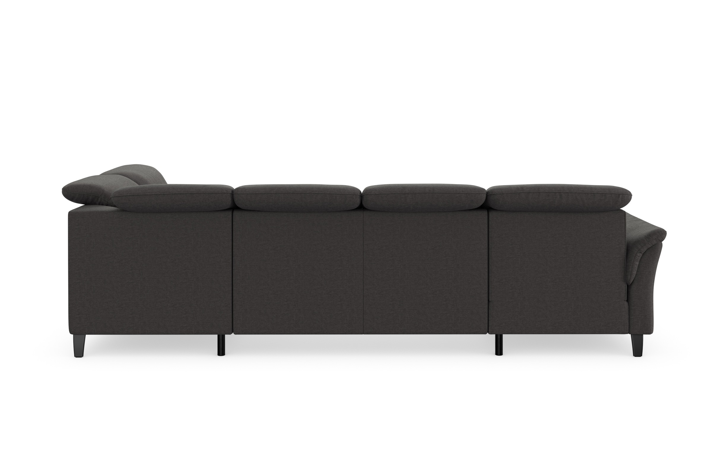 Wohnlandschaft SIT & MORE "Maggiore U-Form", grau (fango), B:312cm T:224cm, 95% Polyester, 5% Polyamid, Sofas, Wohnlandschaft, wahlweise mit Kopfteilverstellung, Bettfunktion und Stauraum 9