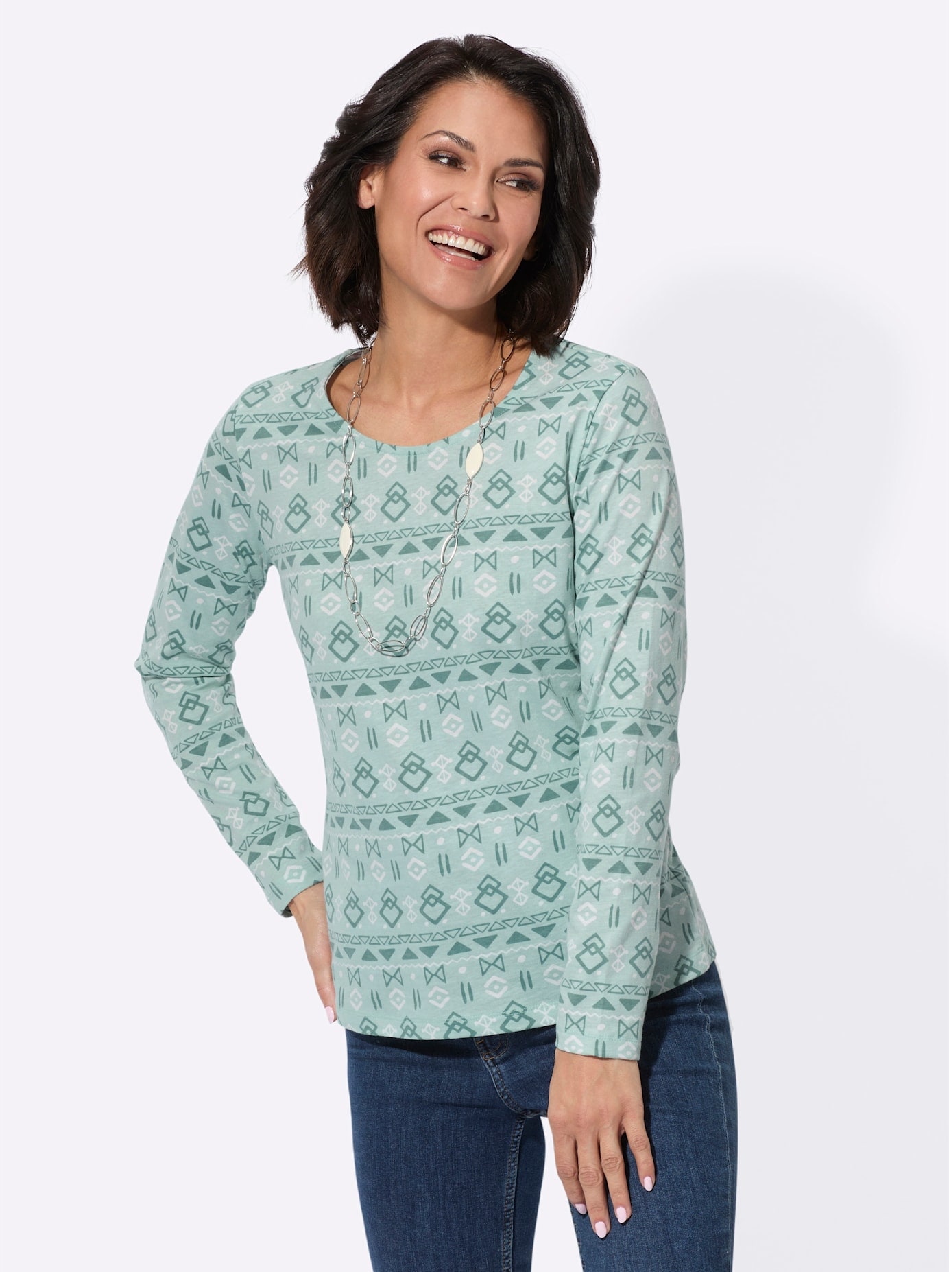 Casual Looks Langarmshirt "Shirt", (1 tlg.) günstig online kaufen