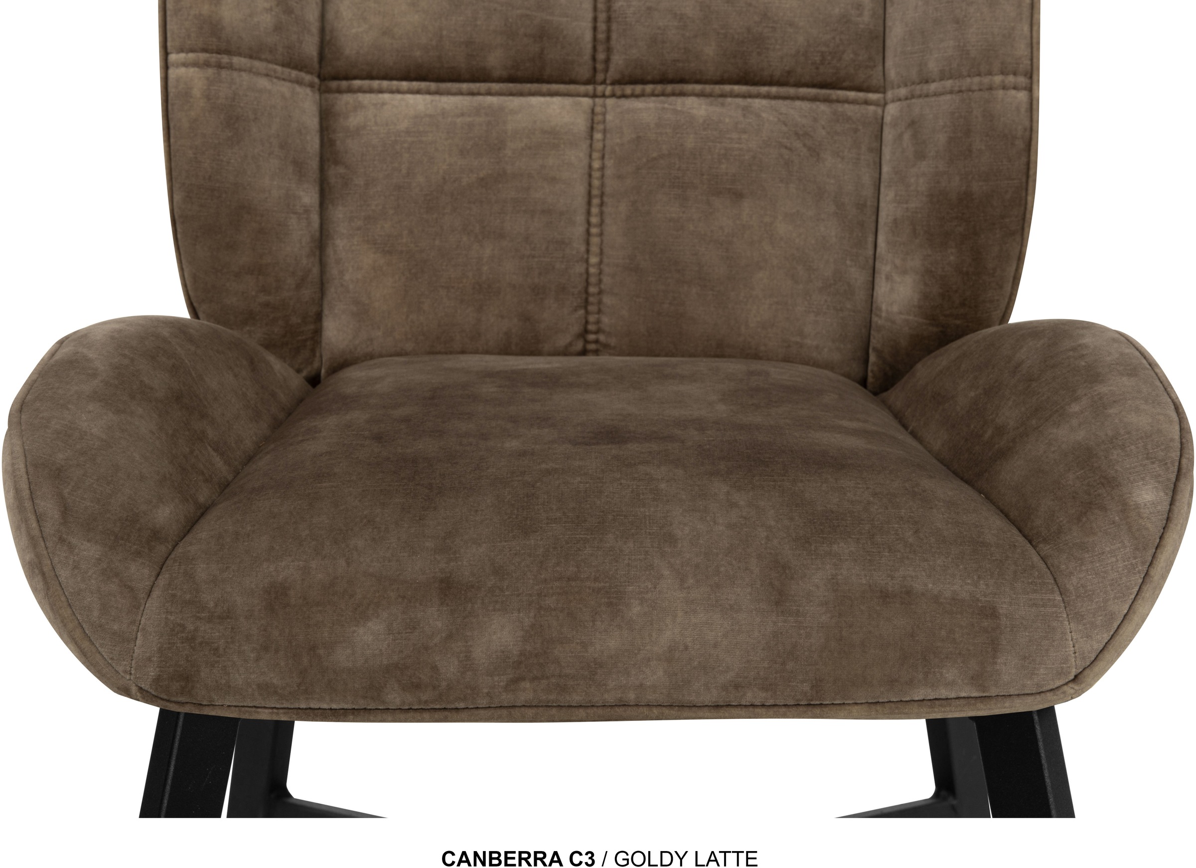 OMG Design Esszimmerstuhl »Canberra« (Set) 1 Stk.Esszimmerstuhl, pflegeleichter Samtvelour Bezug